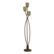 Soan 65.0" Height Floor Lamps, Copper Bronze With Gold-Floor Lamp-DECOROLALA