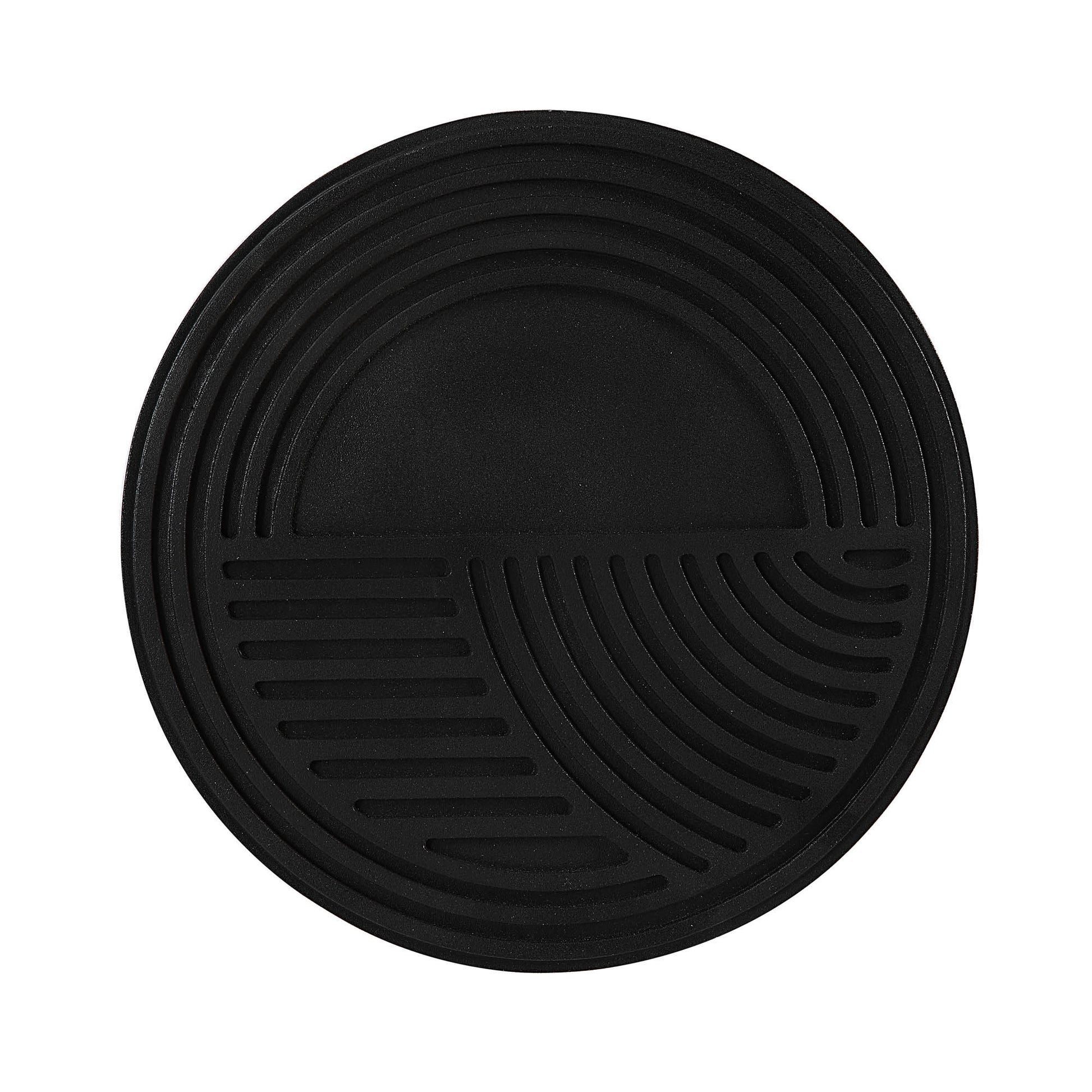 Sofia 3 Piece Wide Wall Art, Matte black-Wall Art-DECOROLALA