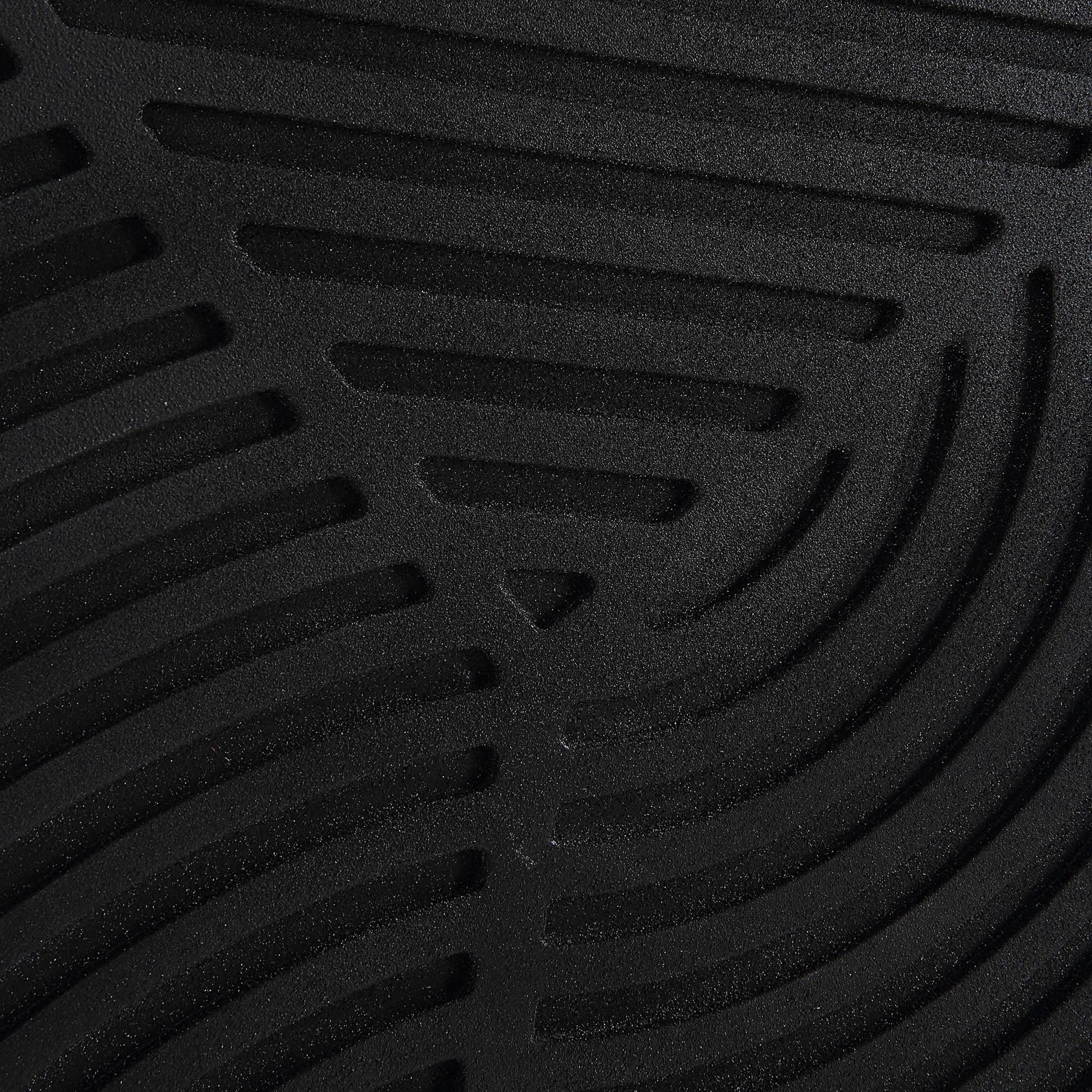 Sofia 3 Piece Wide Wall Art, Matte black-Wall Art-DECOROLALA