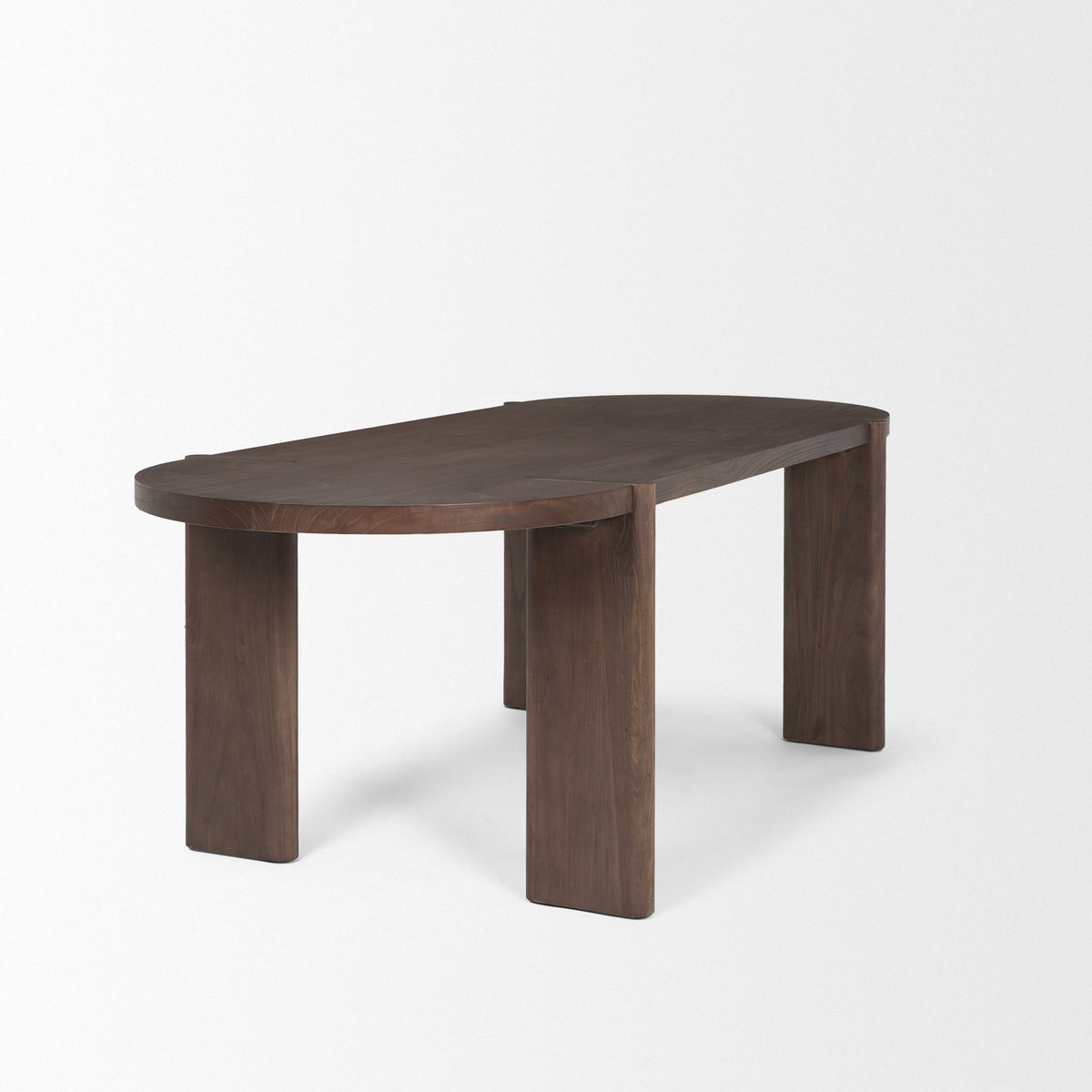 Sohan 91"L x 38"W Oval Dining Table | Wood | Seats 8-Dining Tables-DECOROLALA