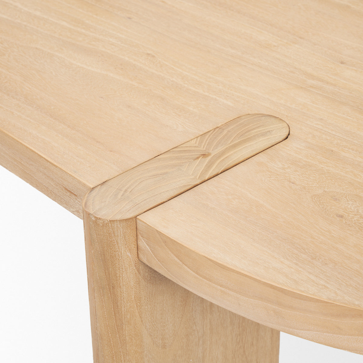 Sohan 91"L x 38"W Oval Dining Table | Wood | Seats 8-Dining Tables-DECOROLALA