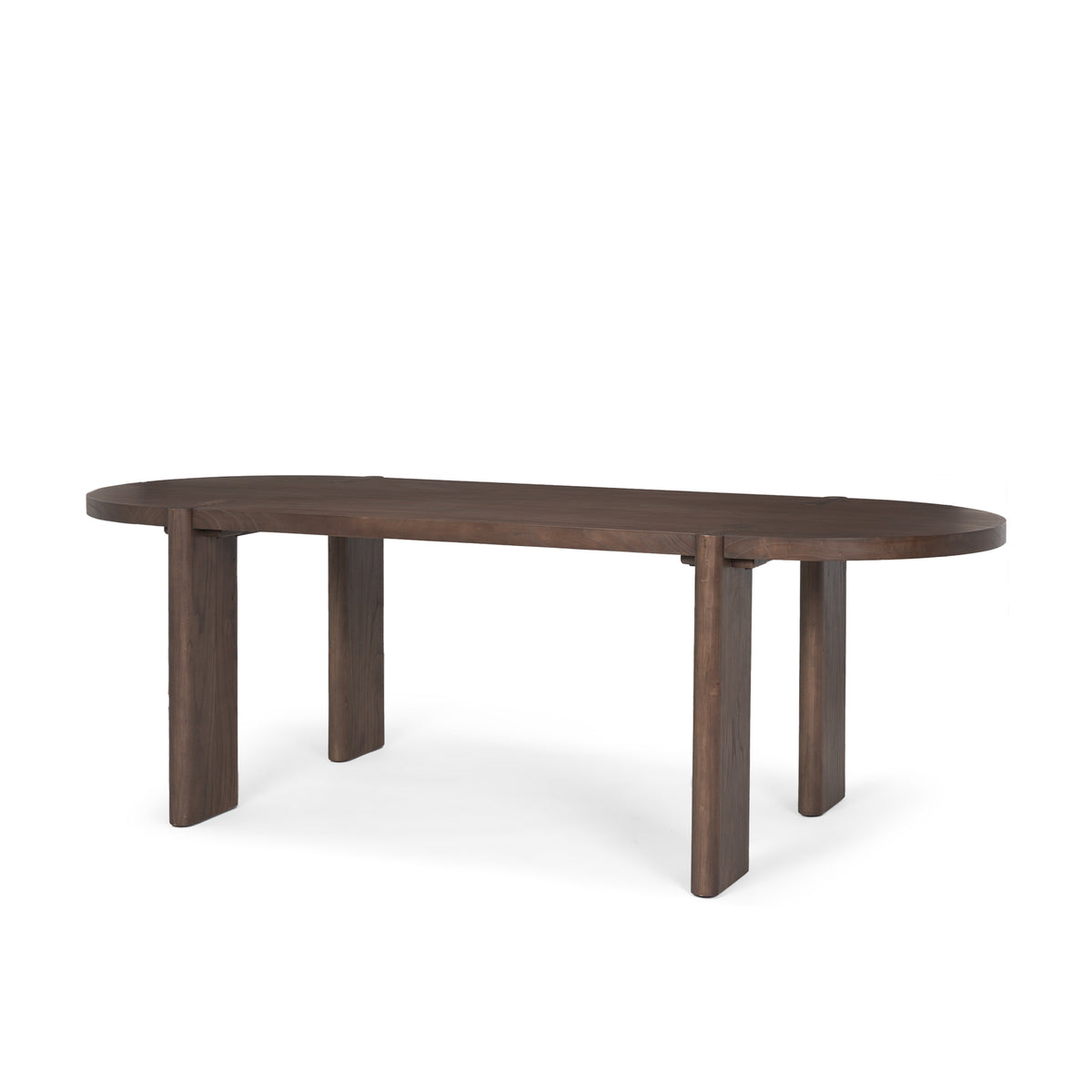 Sohan 91"L x 38"W Oval Dining Table | Wood | Seats 8-Dining Tables-DECOROLALA