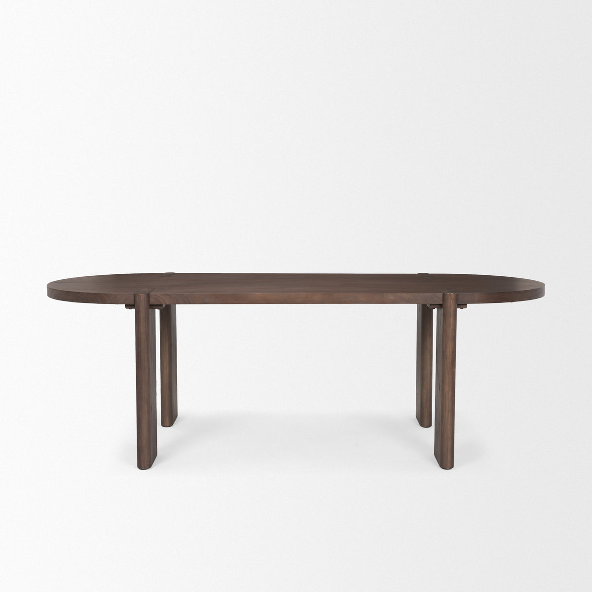 Sohan 91"L x 38"W Oval Dining Table | Wood | Seats 8-Dining Tables-DECOROLALA