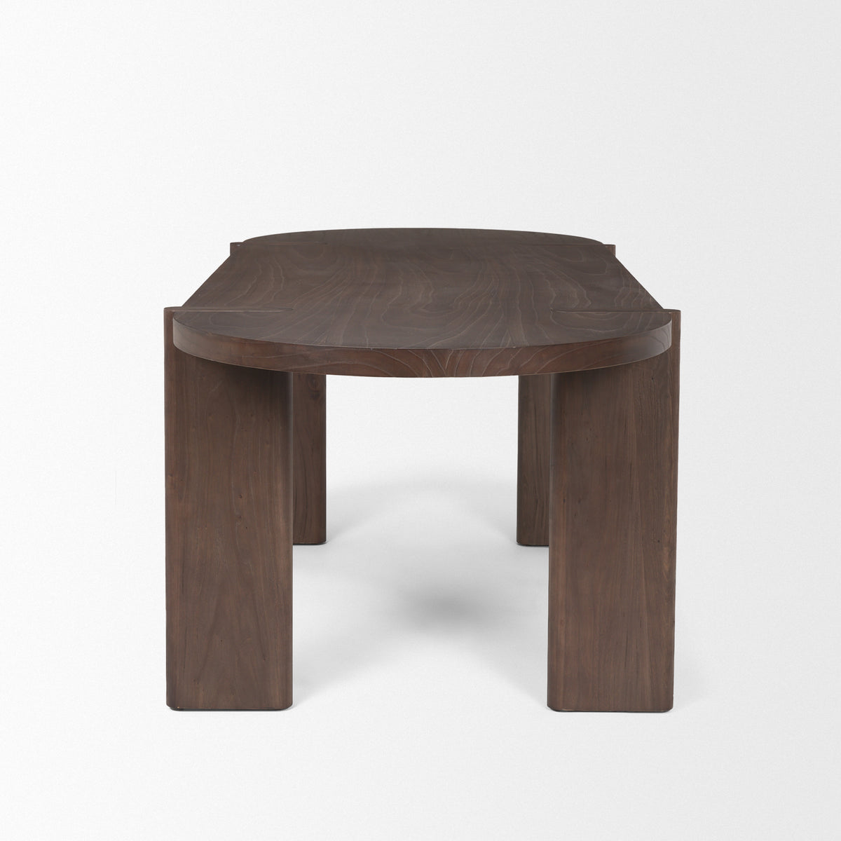Sohan 91"L x 38"W Oval Dining Table | Wood | Seats 8-Dining Tables-DECOROLALA