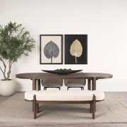 Sohan 91"L x 38"W Oval Dining Table | Wood | Seats 8-Dining Tables-DECOROLALA