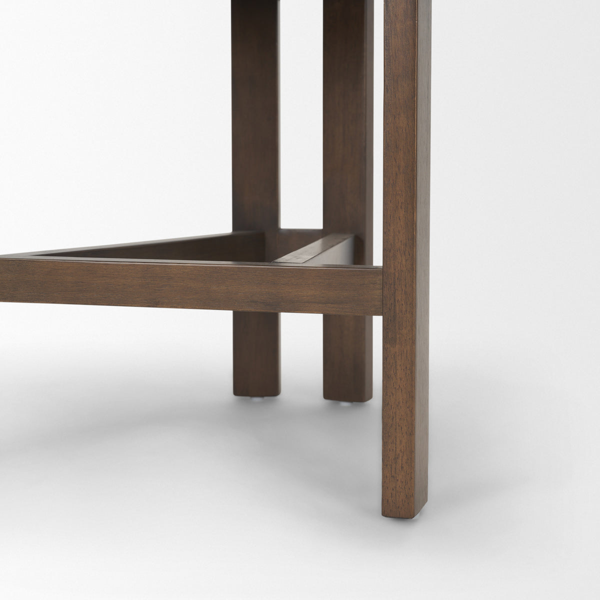 Soho Curved Open Back Chenille Tripod Frame Counter Stool-Bar Stools-DECOROLALA