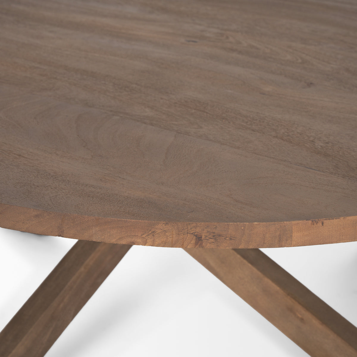 Solana Medium Brown Wood Coffee Table-Coffee Tables-DECOROLALA