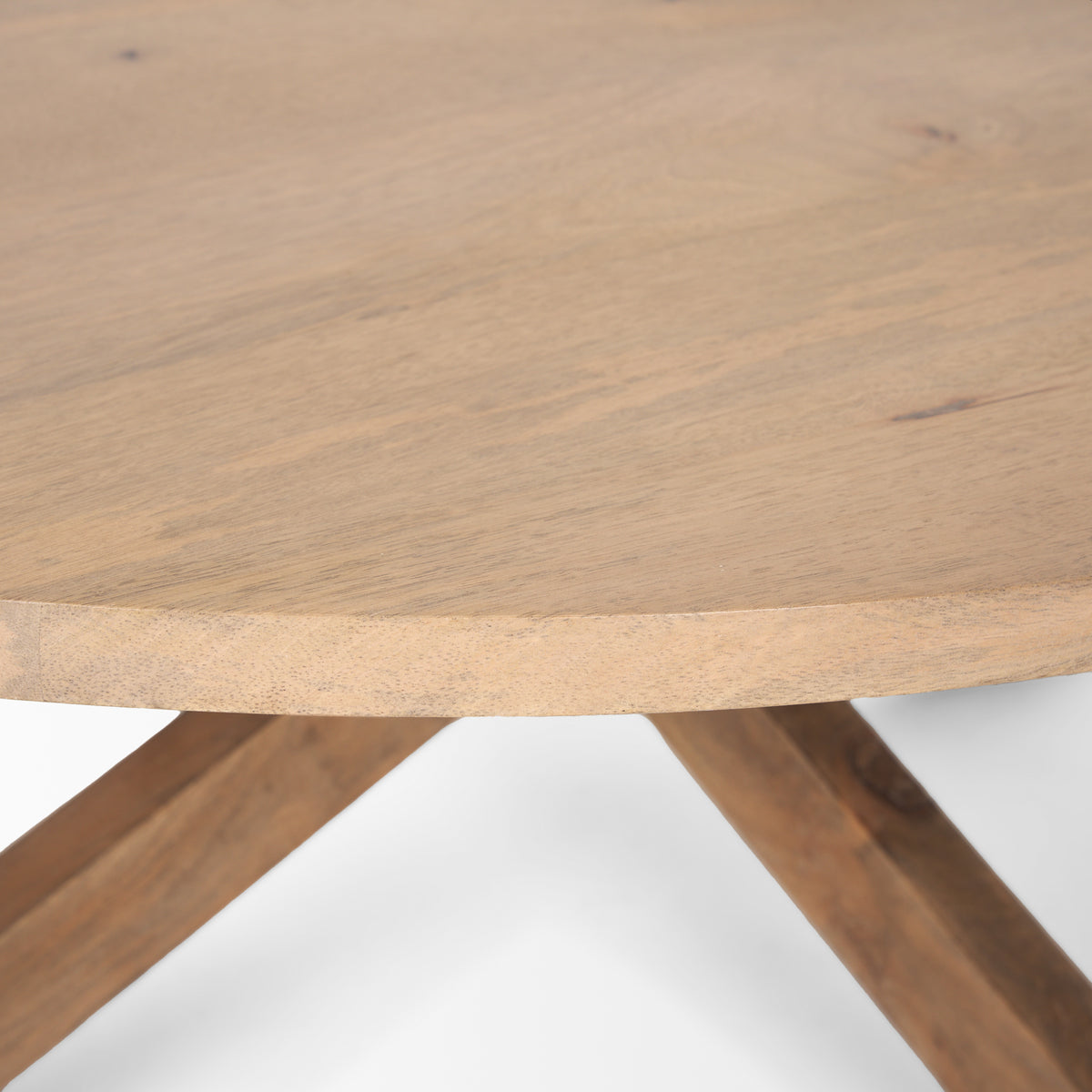 Solana Medium Brown Wood Coffee Table-Coffee Tables-DECOROLALA
