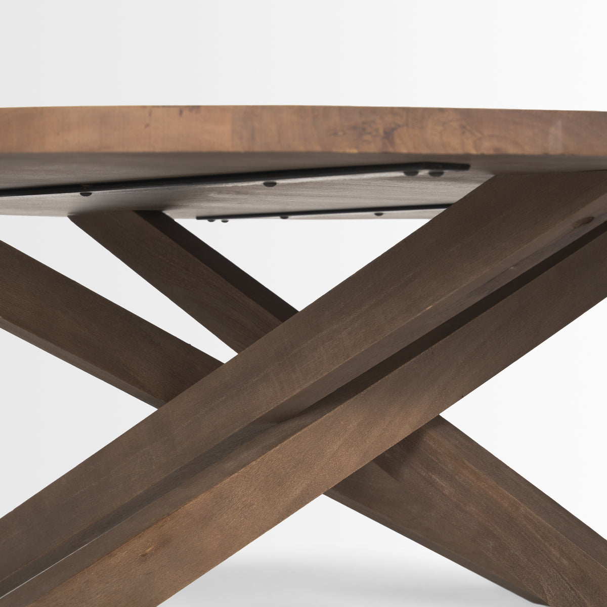 Solana Medium Brown Wood Coffee Table-Coffee Tables-DECOROLALA