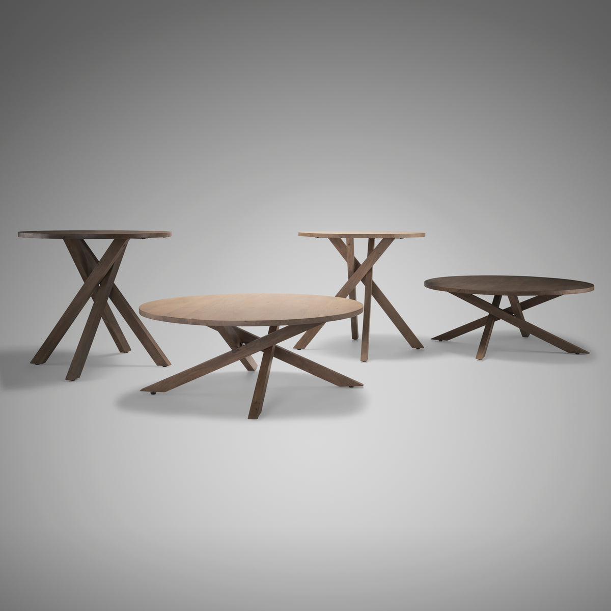 Solana Medium Brown Wood Coffee Table-Coffee Tables-DECOROLALA