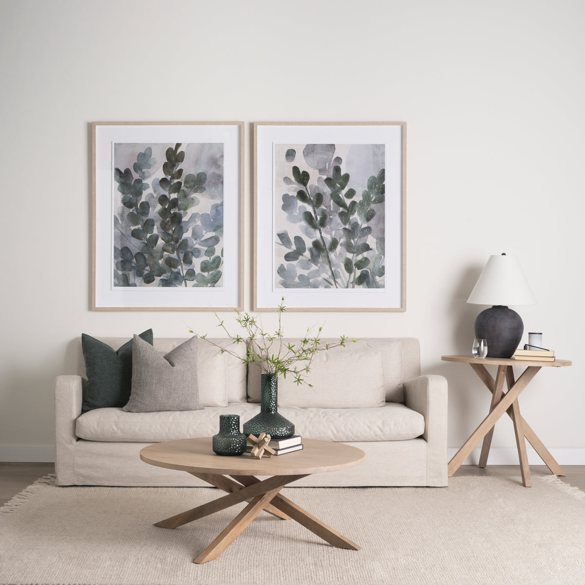 Solana Medium Brown Wood Coffee Table-Coffee Tables-DECOROLALA
