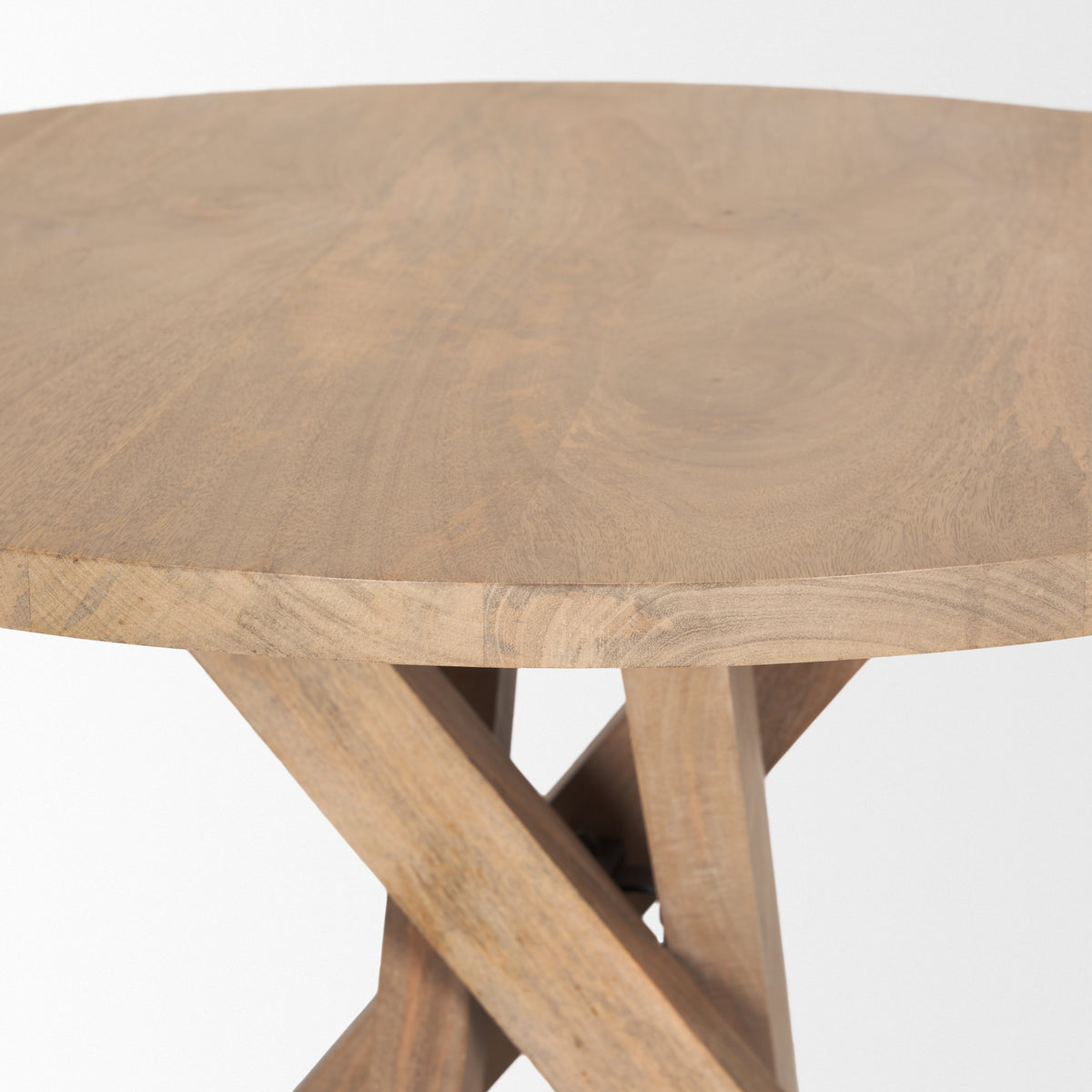 Solana Medium Brown Wood Foyer Table-Accent Tables-DECOROLALA
