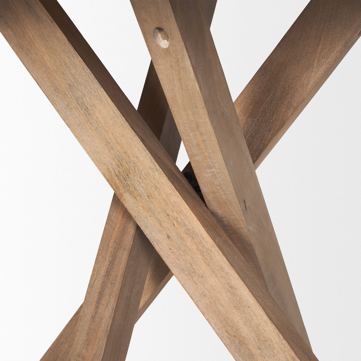 Solana Medium Brown Wood Foyer Table-Accent Tables-DECOROLALA