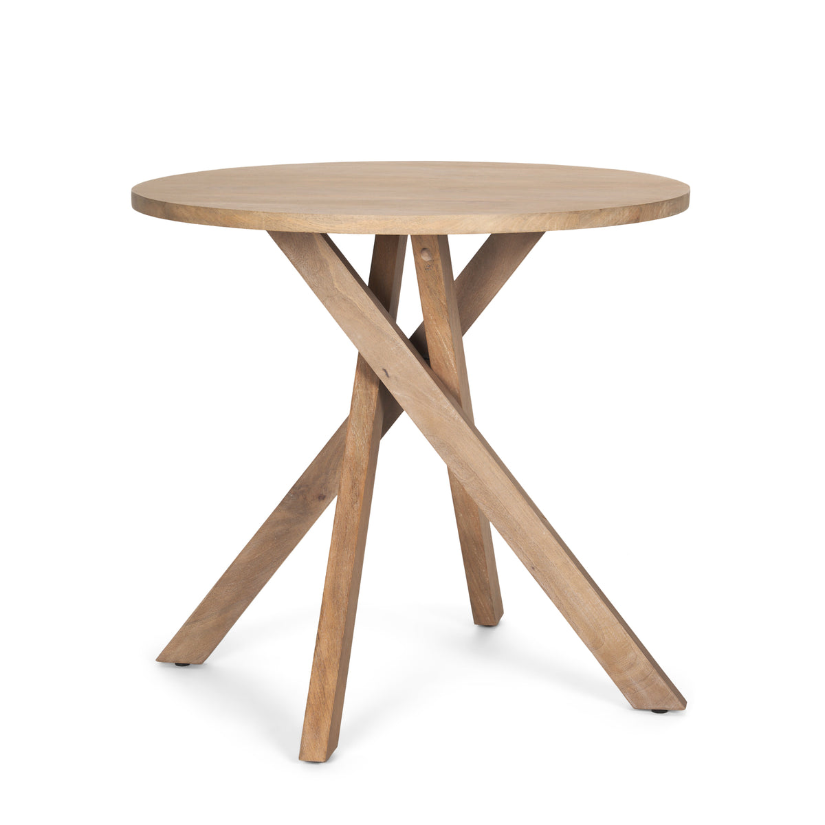 Solana Medium Brown Wood Foyer Table-Accent Tables-DECOROLALA