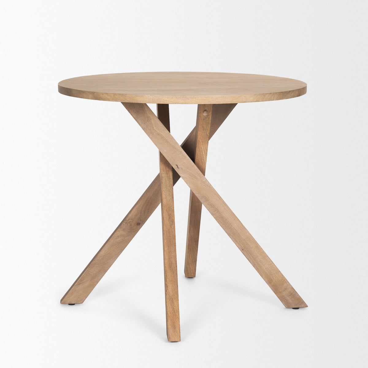Solana Medium Brown Wood Foyer Table-Accent Tables-DECOROLALA
