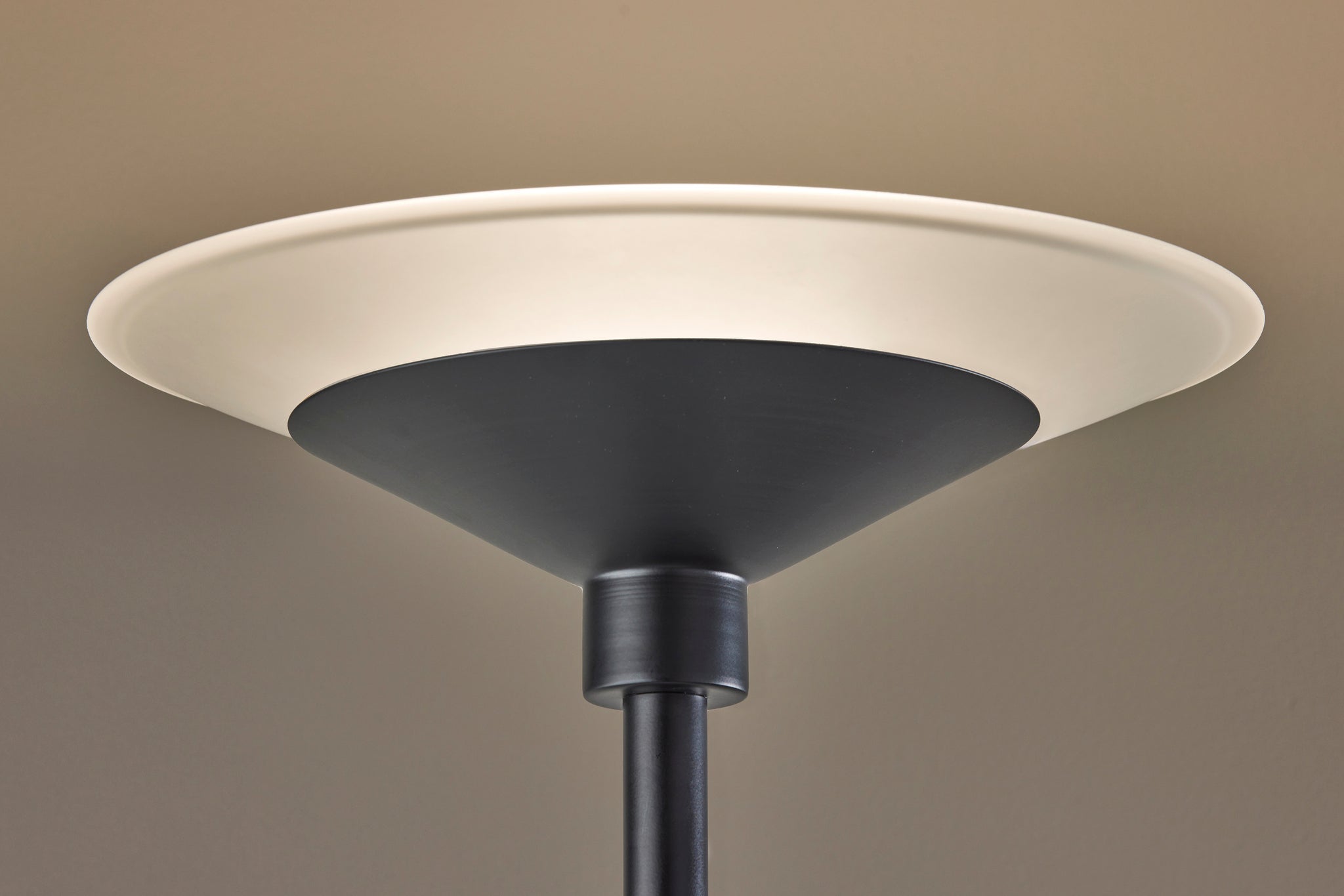 Solar LED Torchiere- Black-Lighting-DECOROLALA