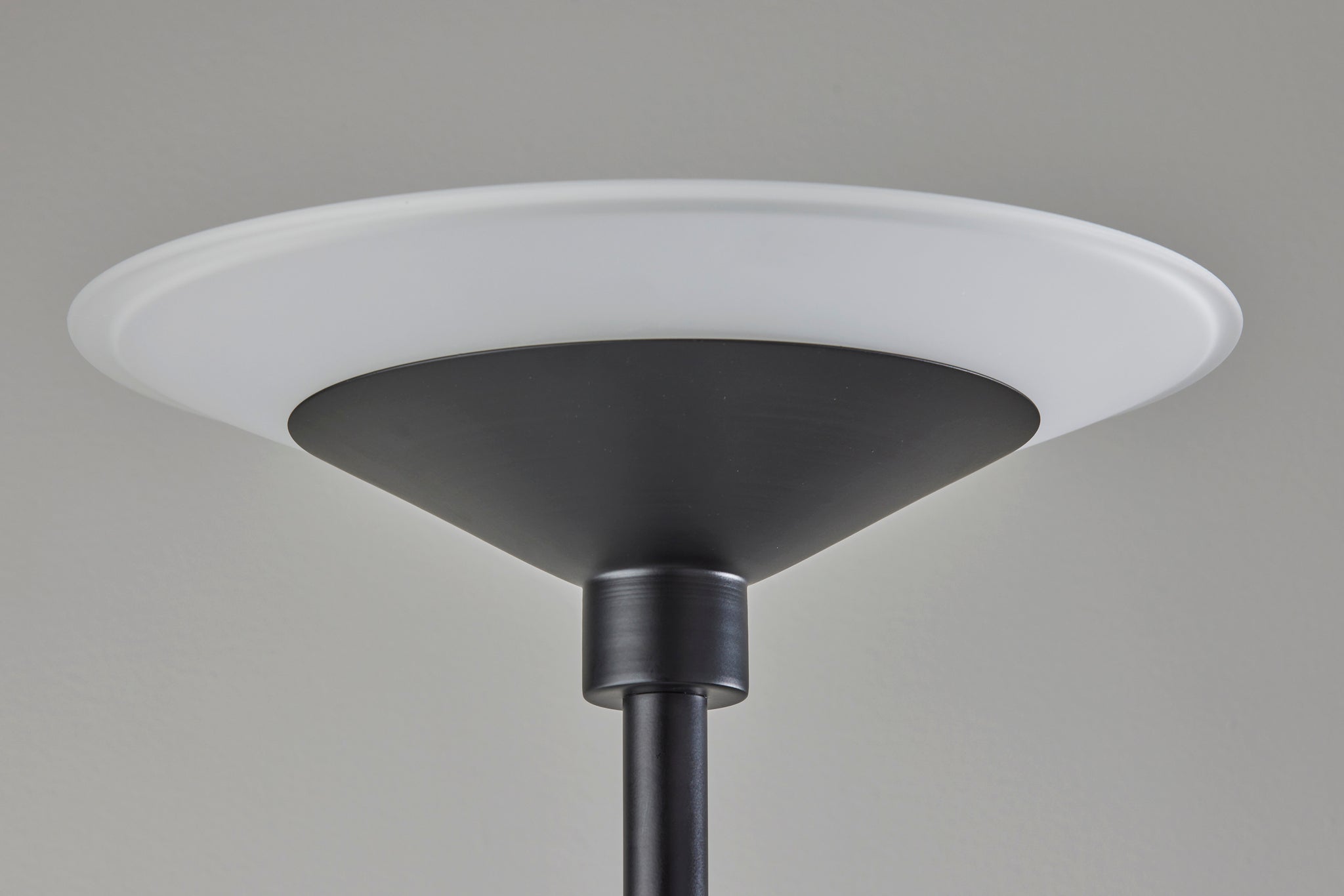 Solar LED Torchiere- Black-Lighting-DECOROLALA