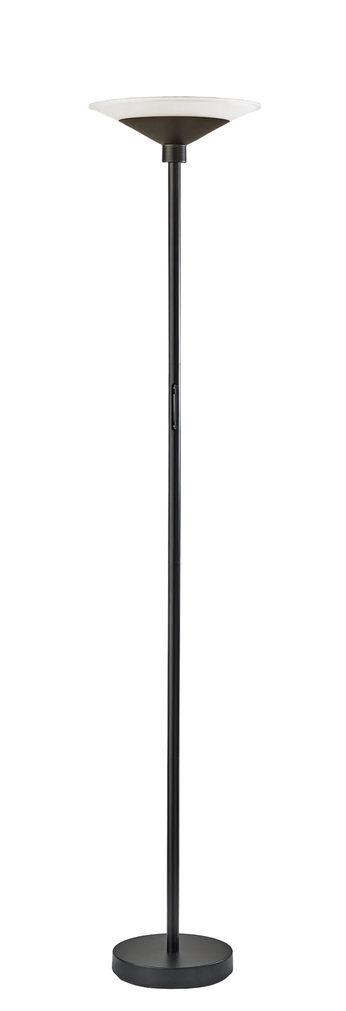 Solar LED Torchiere- Black-Lighting-DECOROLALA