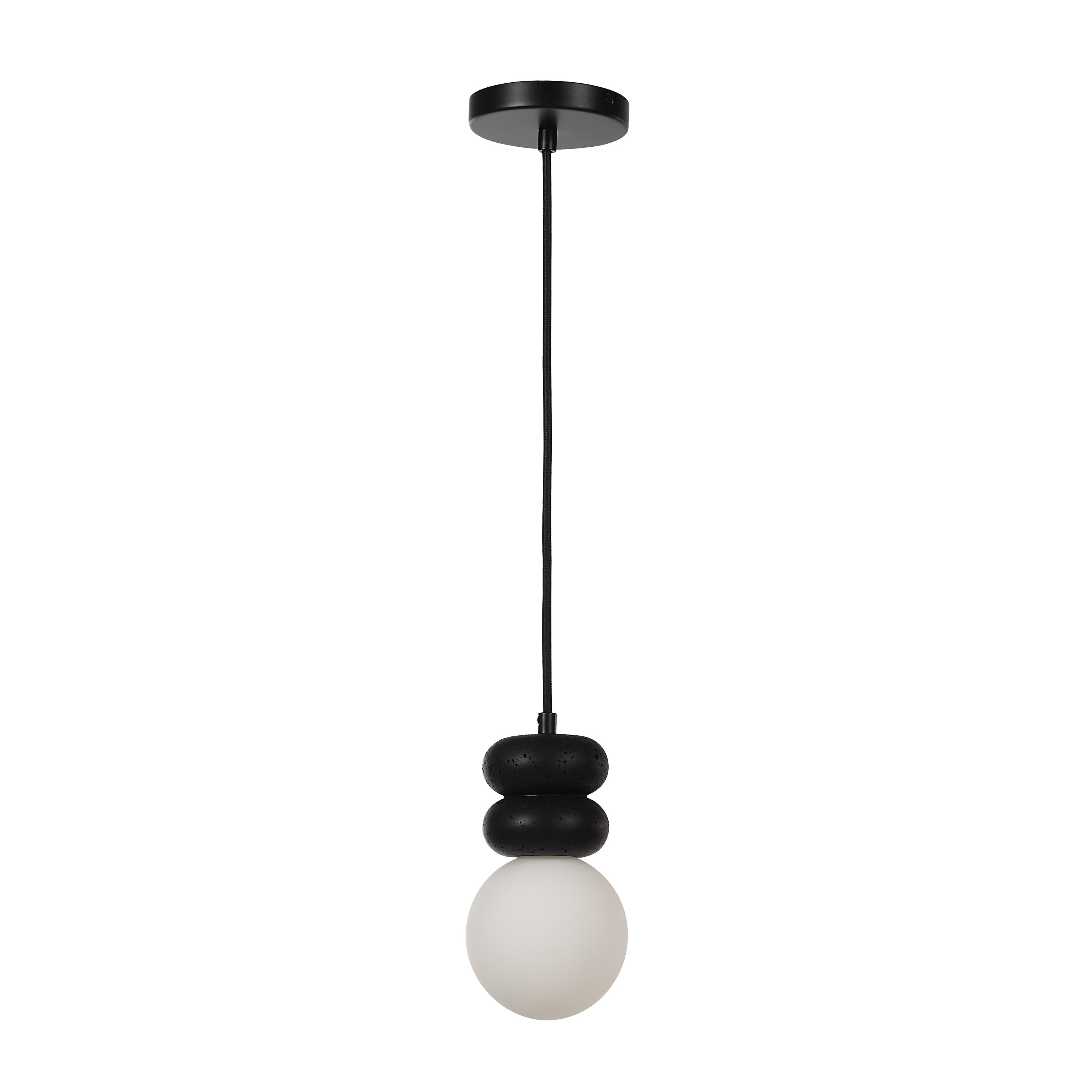 Solene 118" Height Ceiling Fixture, Matte Black-Ceiling Fixture-DECOROLALA