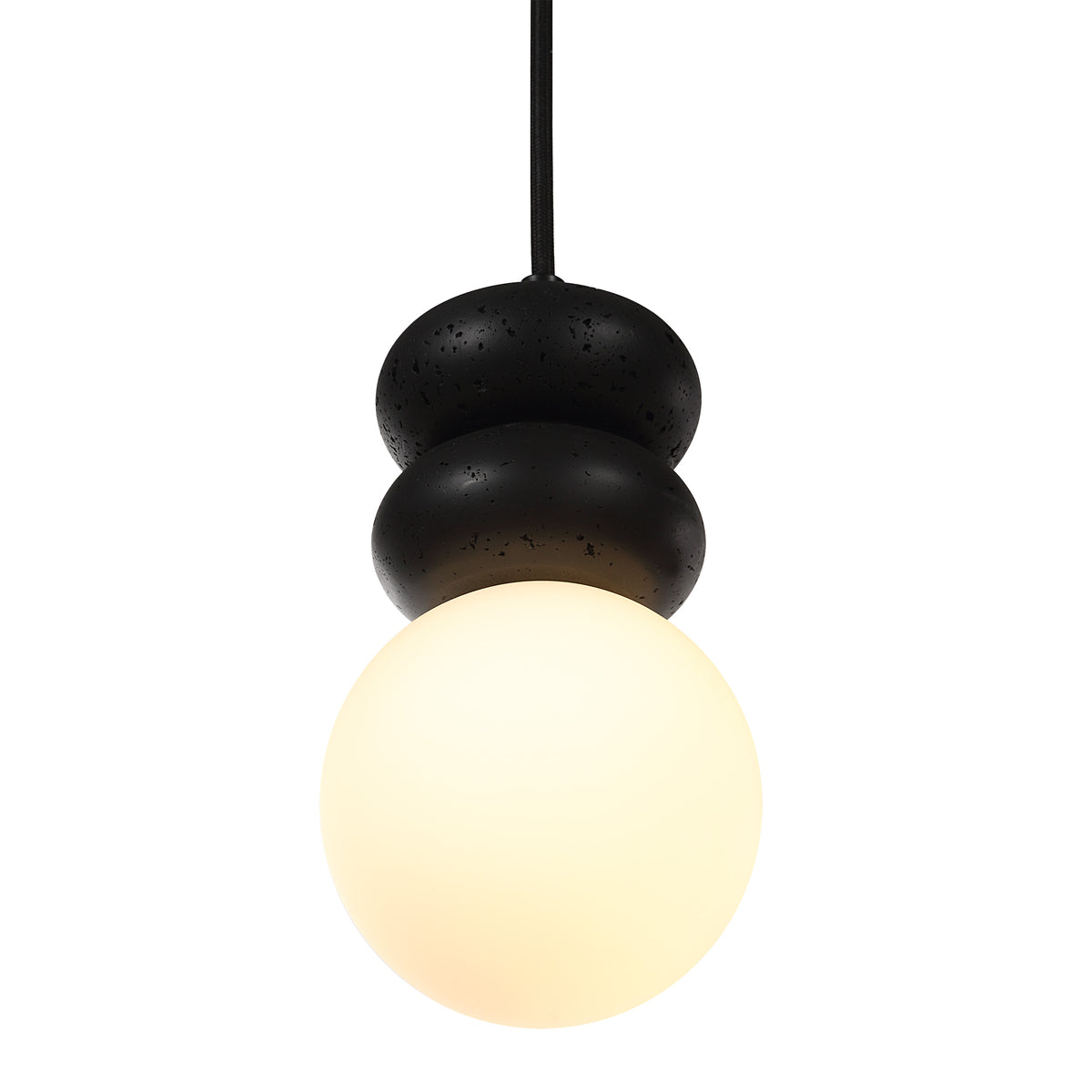 Solene 118" Height Ceiling Fixture, Matte Black-Ceiling Light Fixtures-DECOROLALA