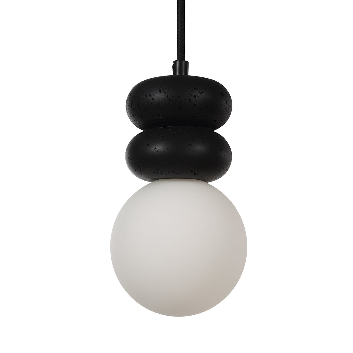 Solene 118" Height Ceiling Fixture, Matte Black-Ceiling Light Fixtures-DECOROLALA