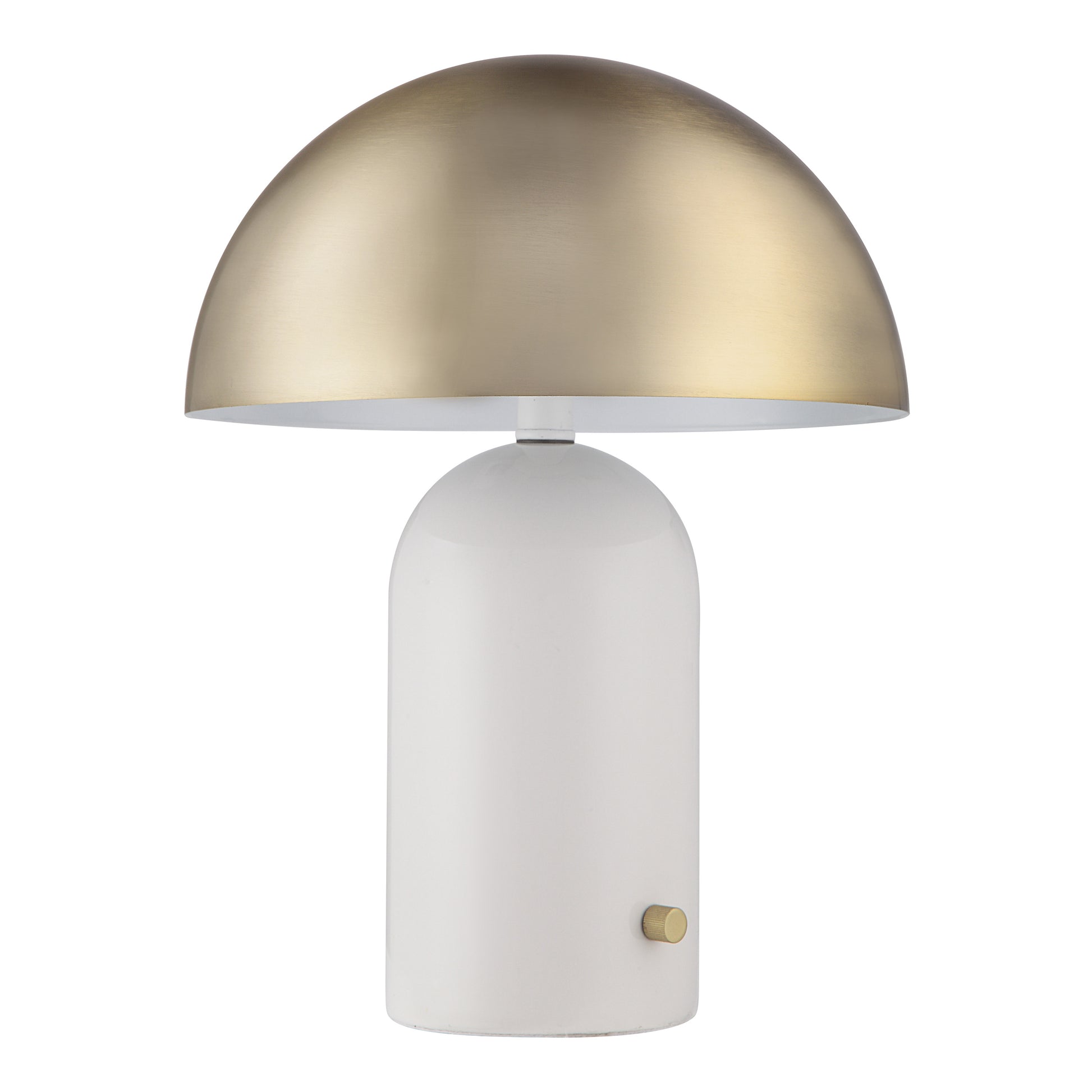 Solero 16" Tall Table Lamp with Dimmer & Dome Shade-Table Lamp-DECOROLALA