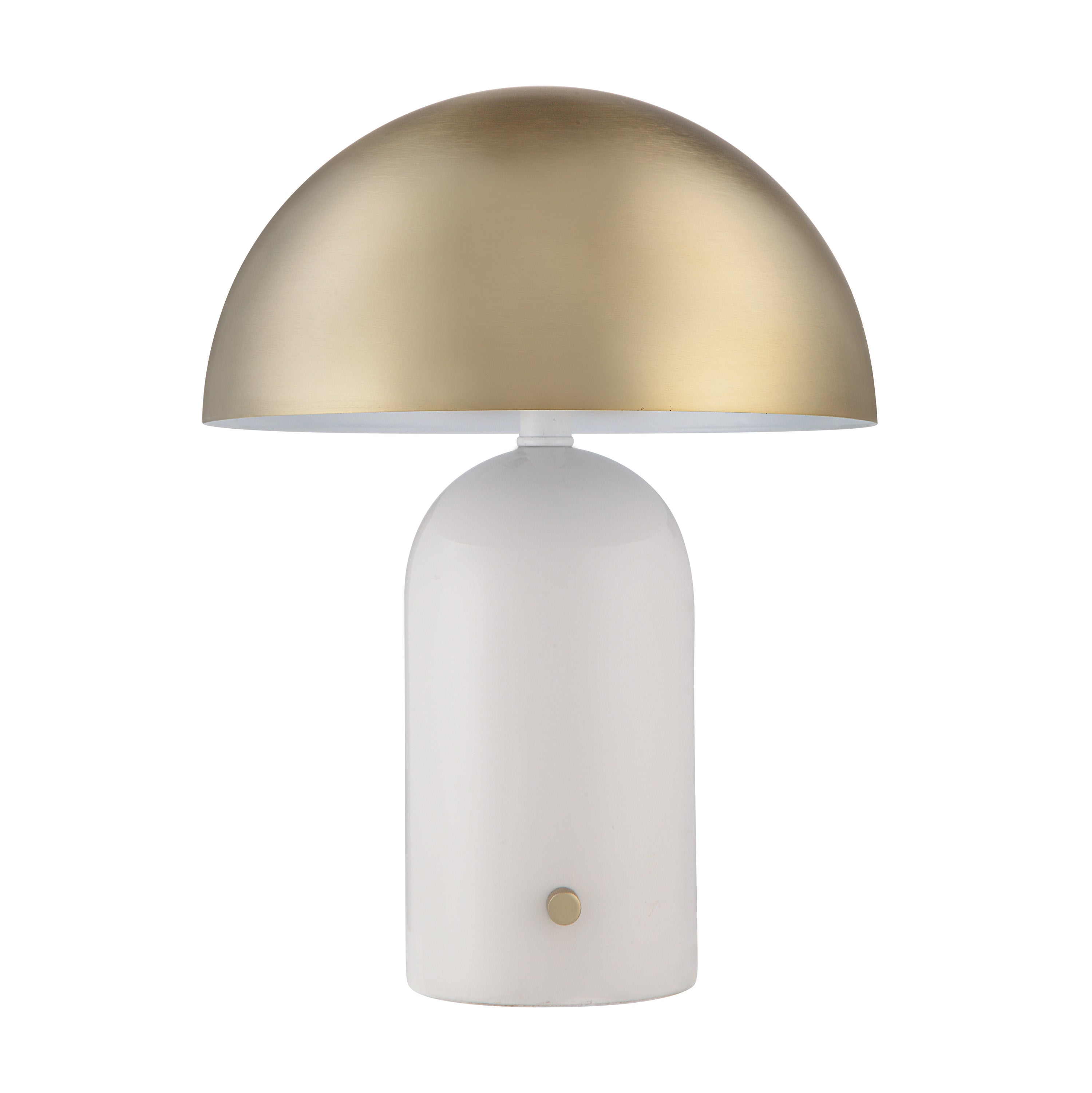 Solero 16" Tall Table Lamp with Dimmer & Dome Shade-Table Lamp-DECOROLALA