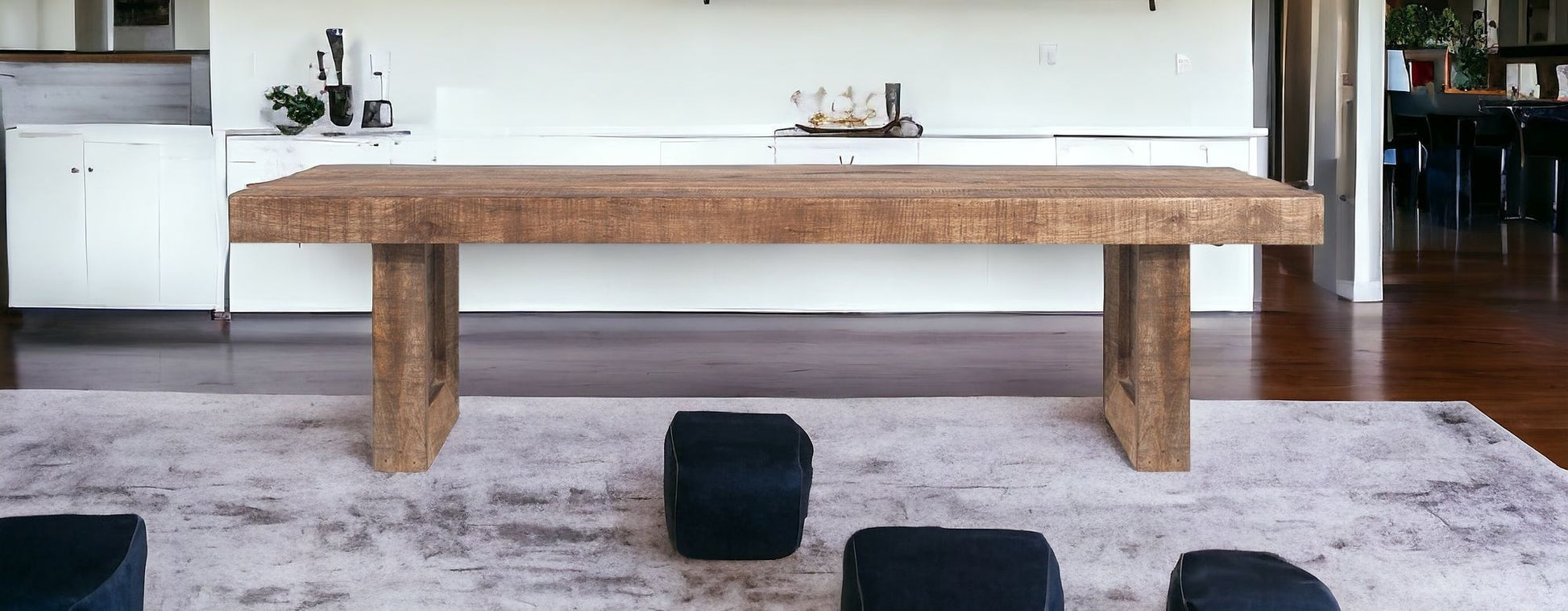 Solid Mango Wood Dining Bench-Benches-DECOROLALA