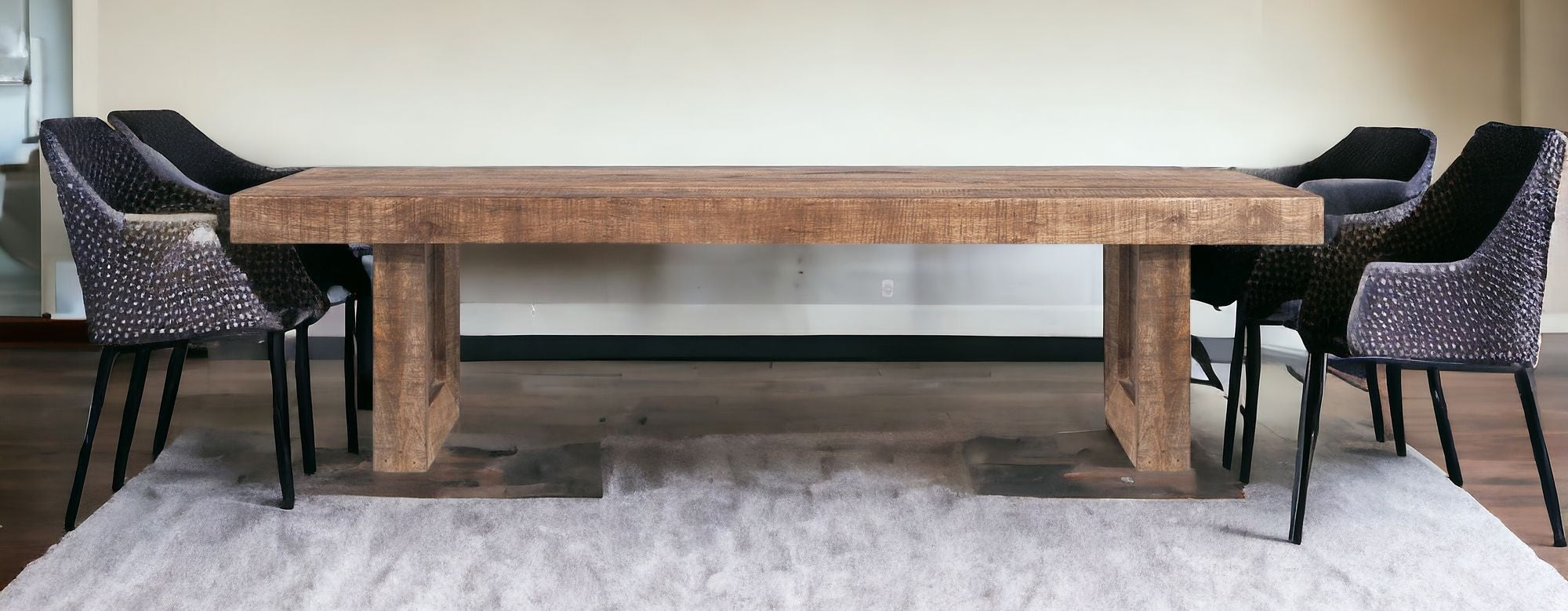 Solid Mango Wood Dining Bench-Benches-DECOROLALA