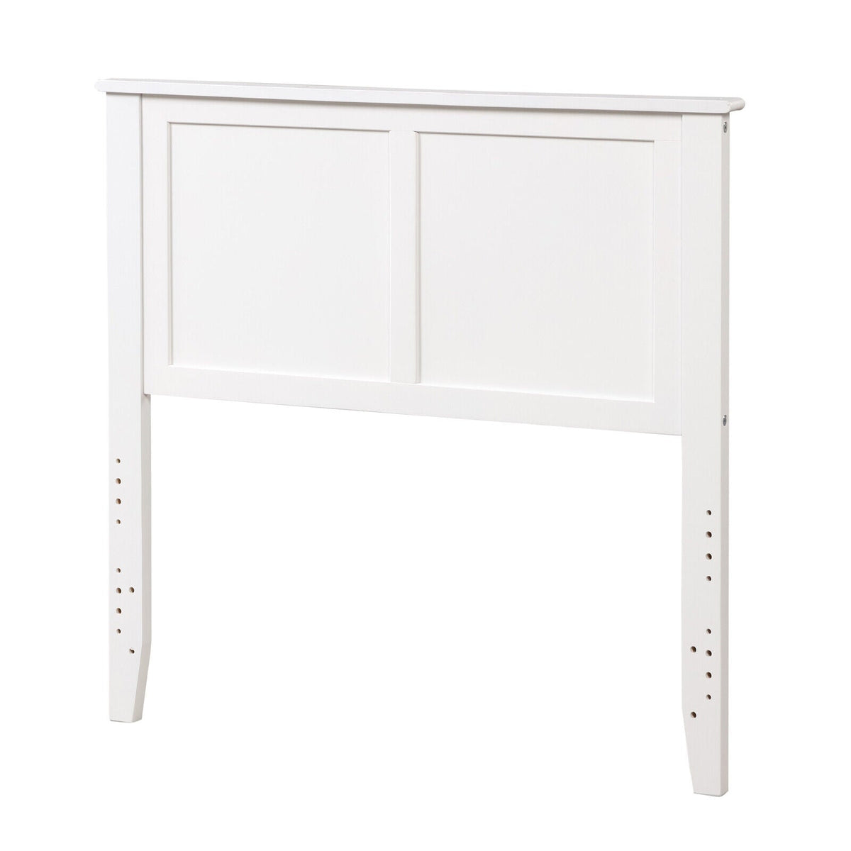 Solid Wood Flat Panel Twin Headboard - Adjustable Height-Headboards-DECOROLALA