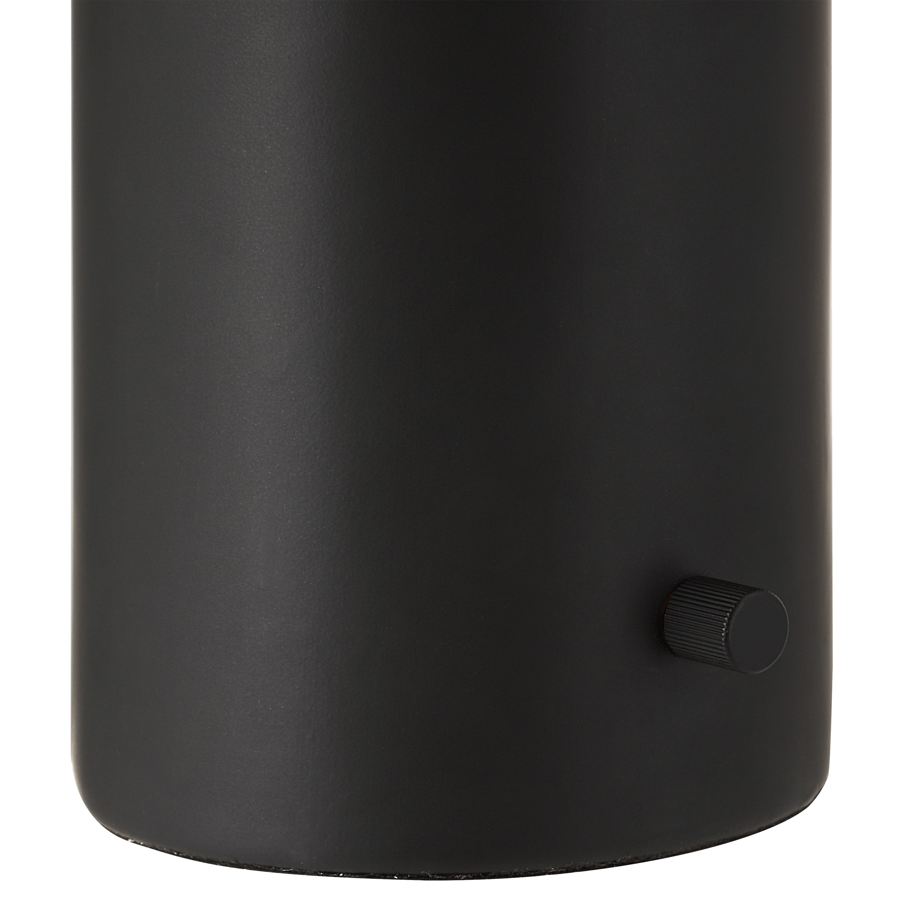 Sombra 16" Ceramic Table Lamp, Black-Table Lamp-DECOROLALA