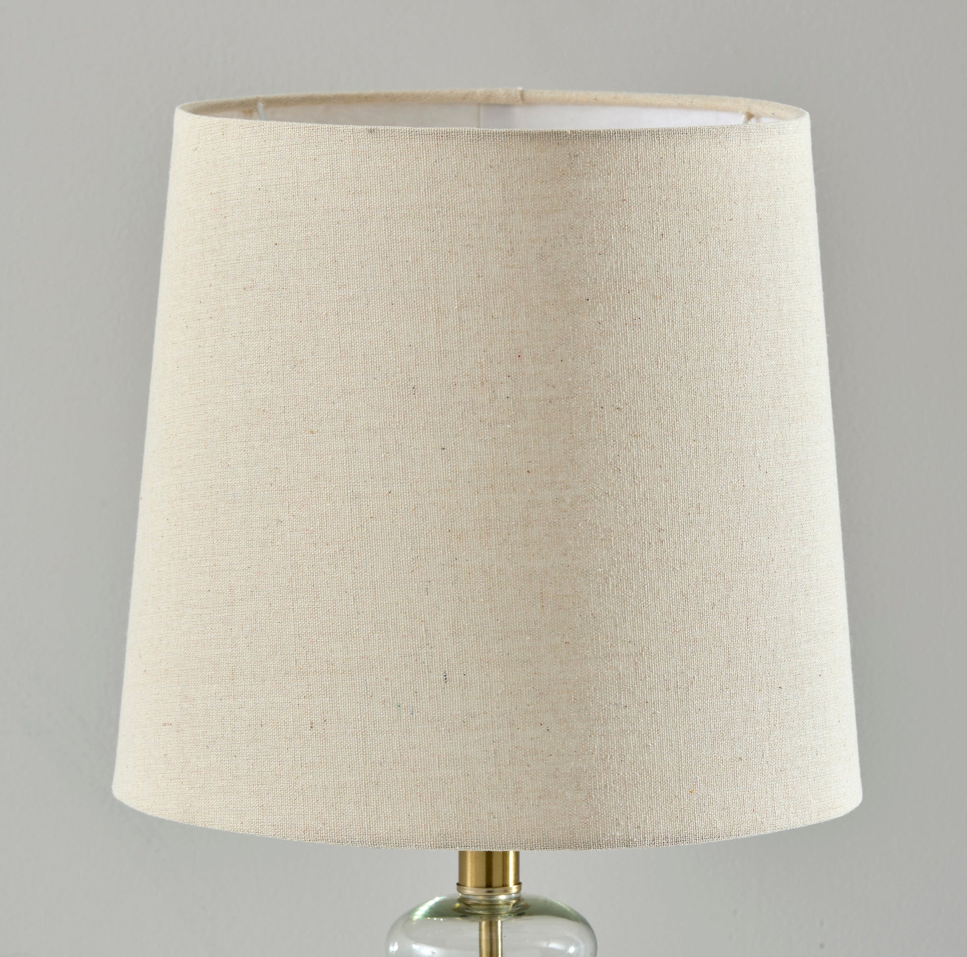 Sonata Table Lamp - Glass Base 26" Natural-Lighting-DECOROLALA