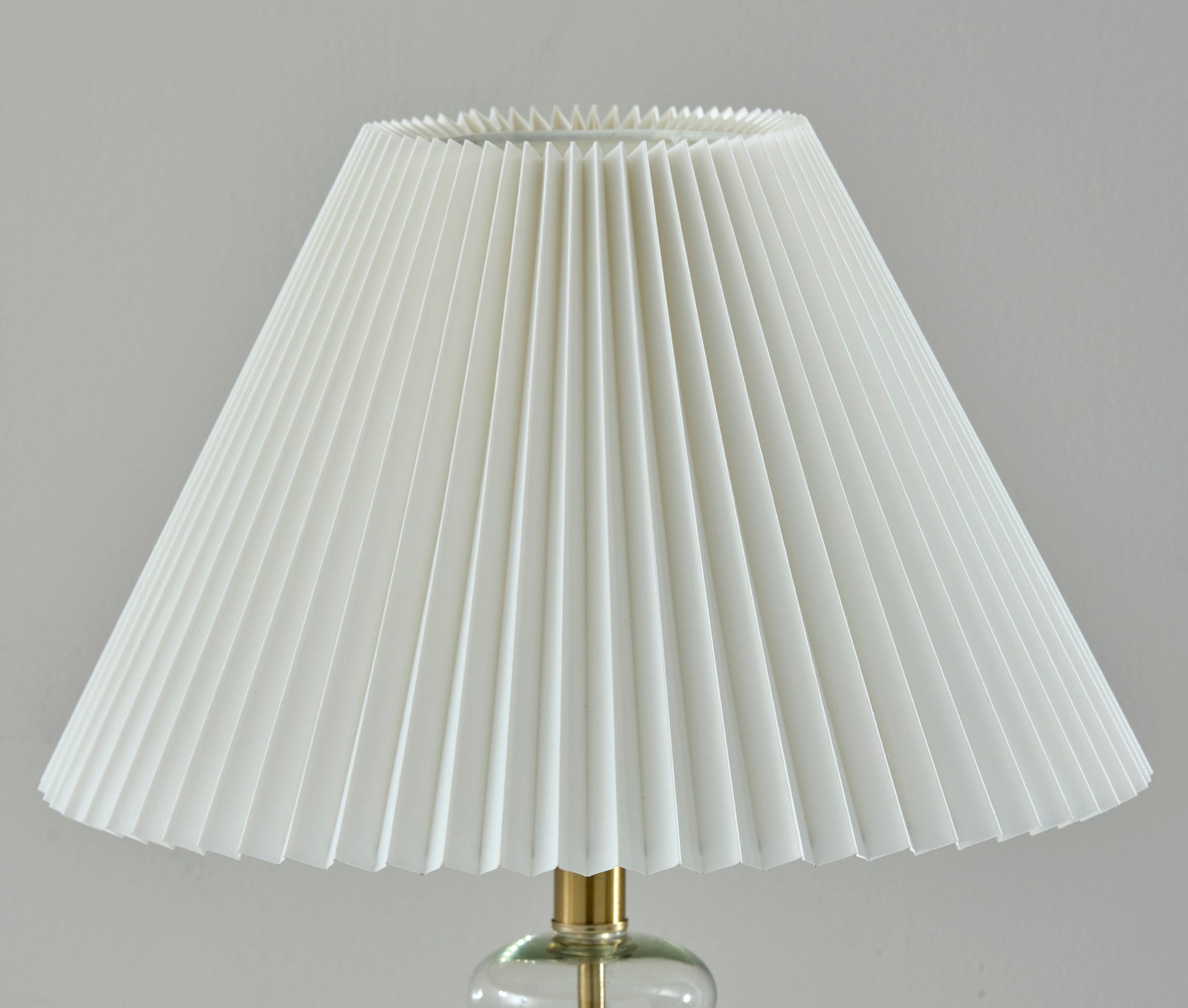 Sonata Table Lamp - Off-White Pleated 26"-Lighting-DECOROLALA
