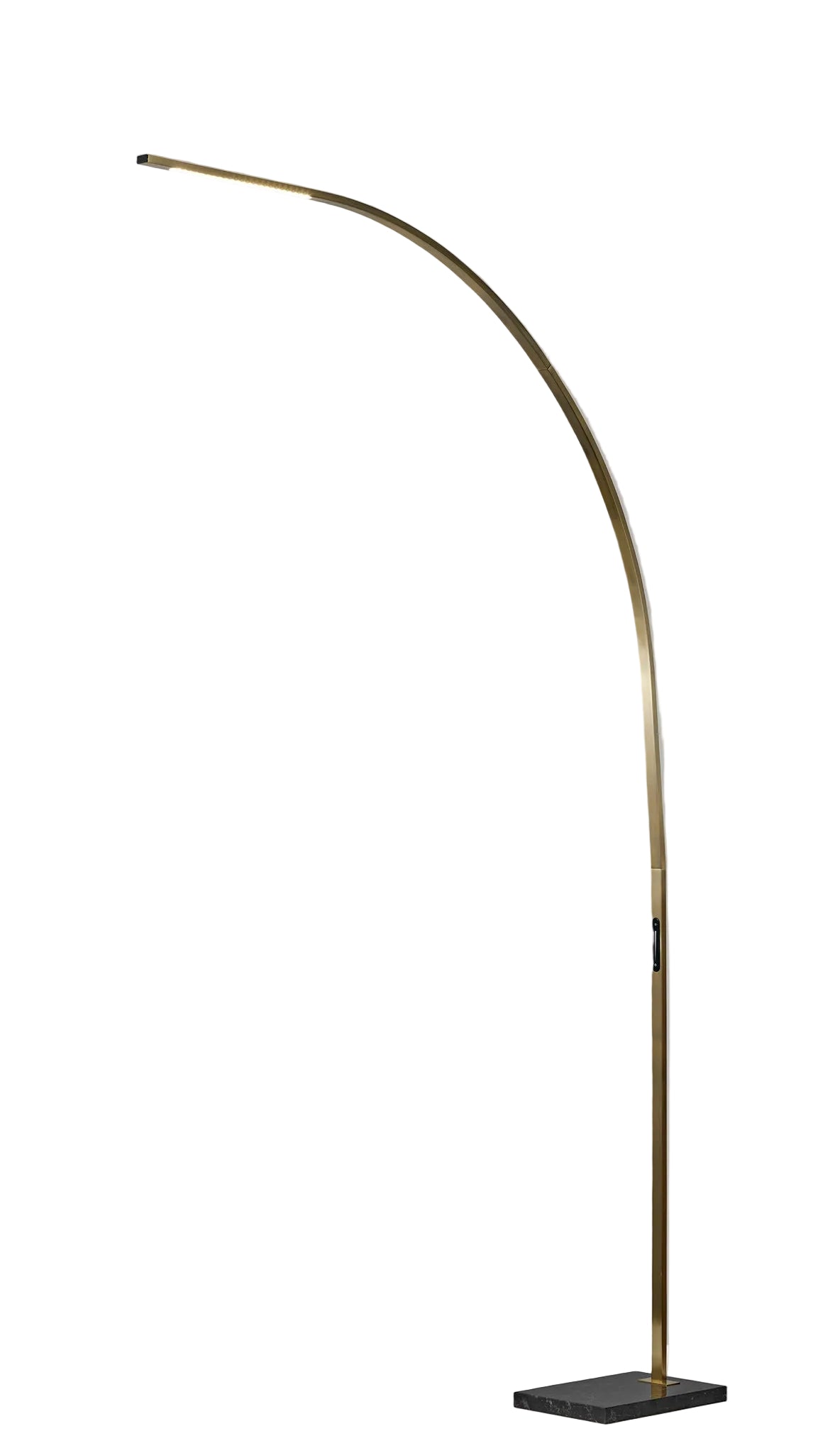 Sonic LED Arc Lamp - Antique Brass Smart Dimmer-Lighting-DECOROLALA