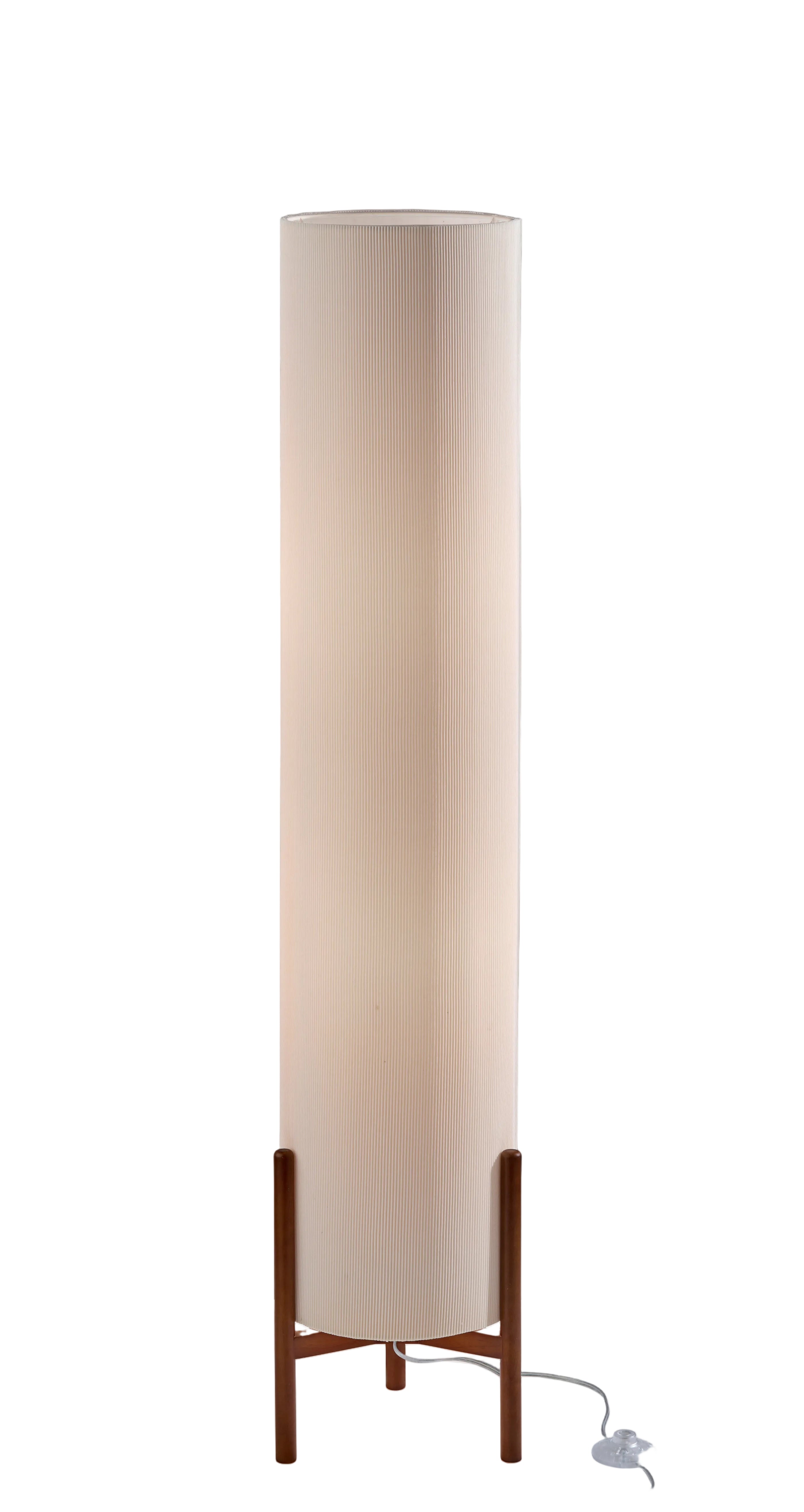 Sonora Floor Lantern 60.5" Walnut Tripod-Lighting-DECOROLALA