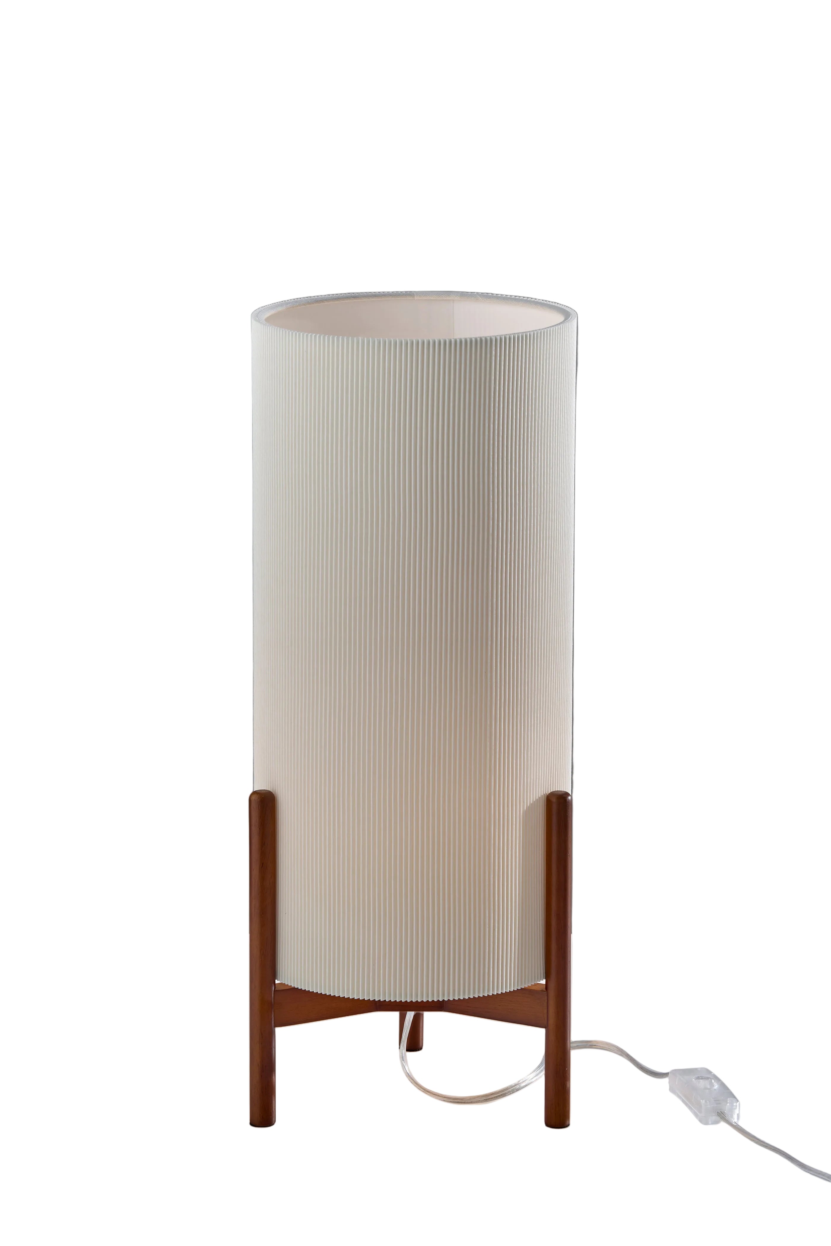 Sonora Table Lantern - Walnut 19.75" Tripod-Lighting-DECOROLALA
