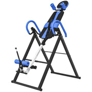 Soozier Folding Inversion Table - Black/Blue Adjustable Height-DECOROLALA