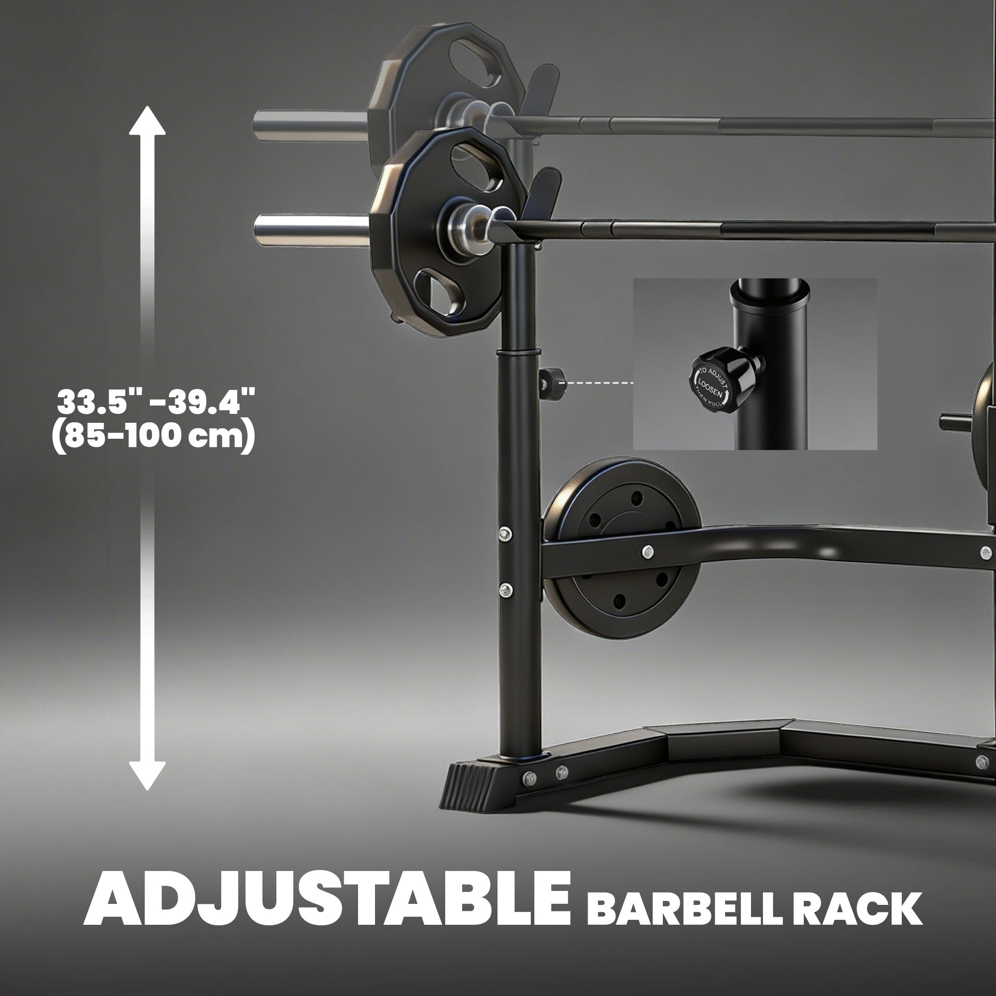 Soozier Home Gym Power Tower with Squat Rack & Lat Pulldown-DECOROLALA
