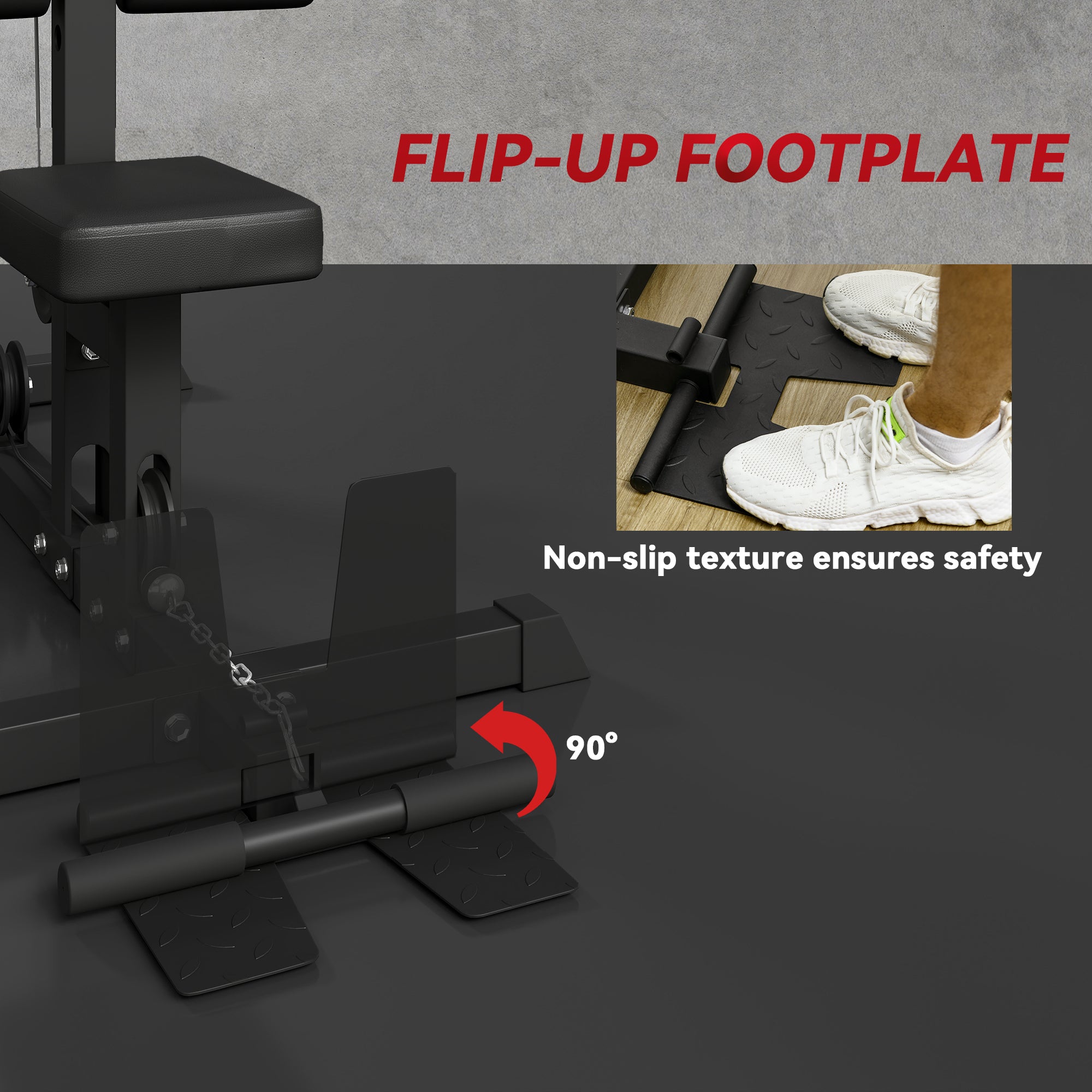 Soozier Lat Pull Down Machine - High/Low Pulley Station Black-DECOROLALA