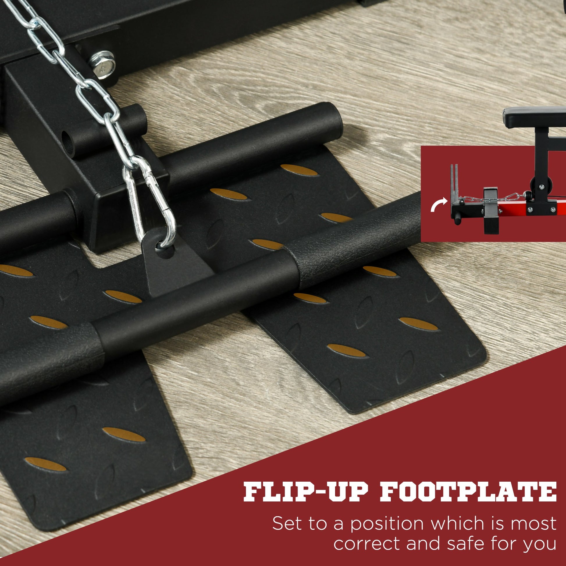 Soozier Lat Pull Down Machine - High/Low Pulley Station, Red-DECOROLALA