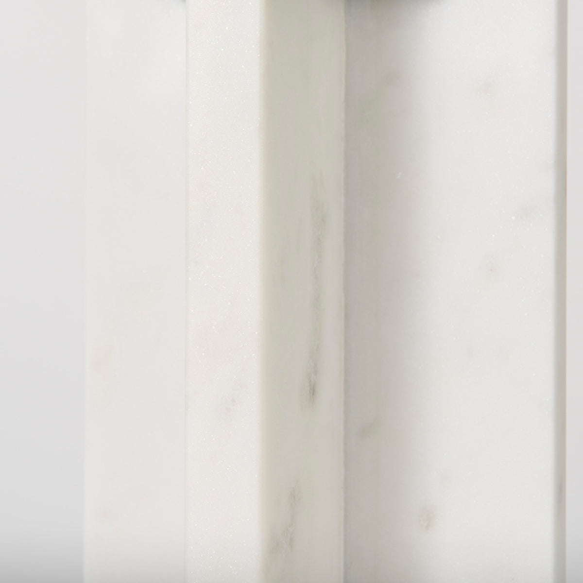 Sophia 5.5"L x 3.5"W x 10.5"H Marble Candle Holder Large-Table Candle Holders-DECOROLALA