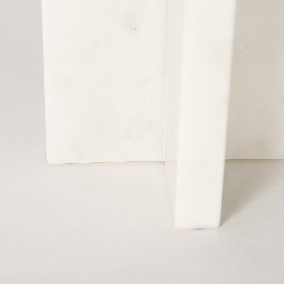 Sophia 5.5"L x 3.5"W x 10.5"H Marble Candle Holder Large-Table Candle Holders-DECOROLALA