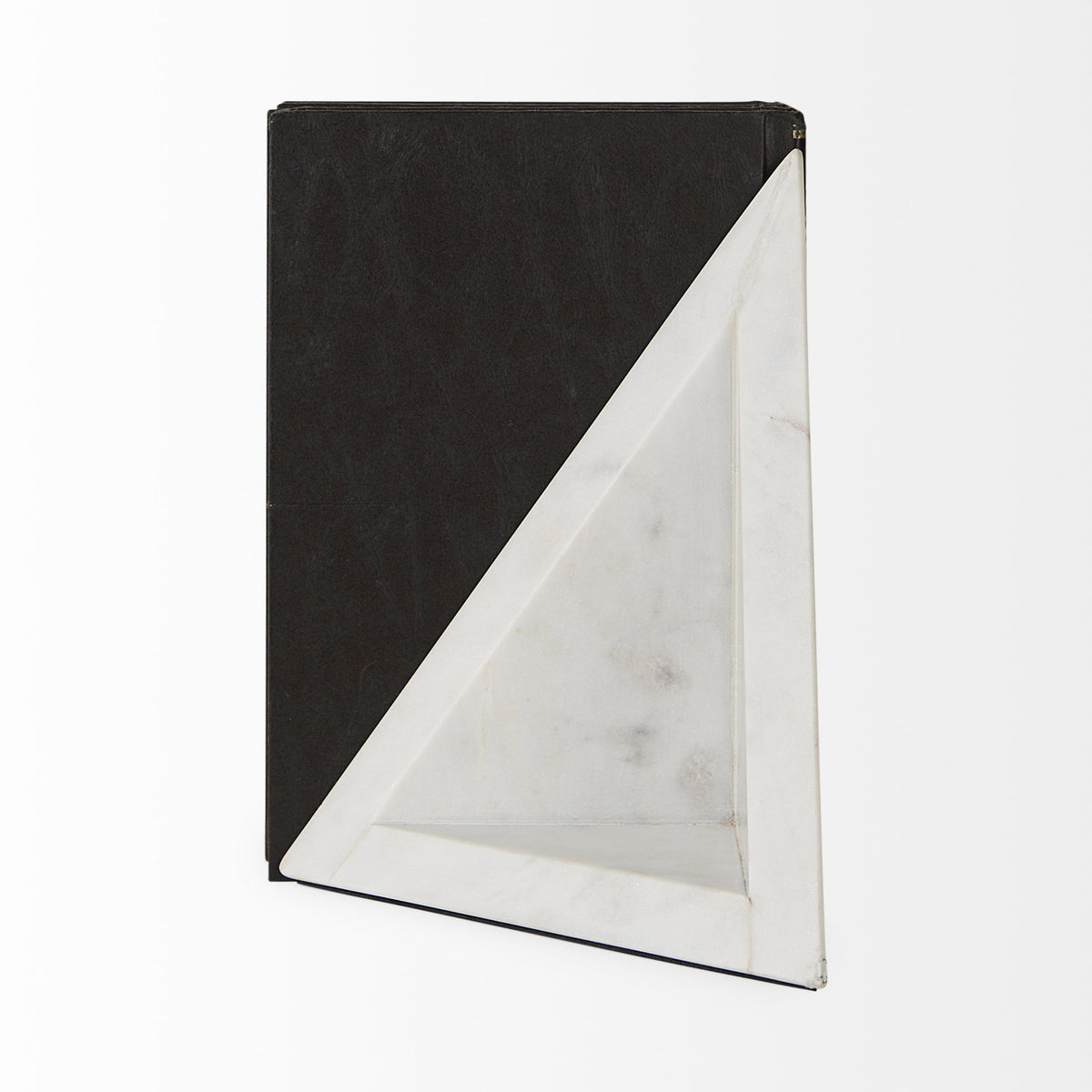 Sophia 8.0"L x 6.0"W x 7.0"H Marble Set Of Two Bookends-Bookends-DECOROLALA