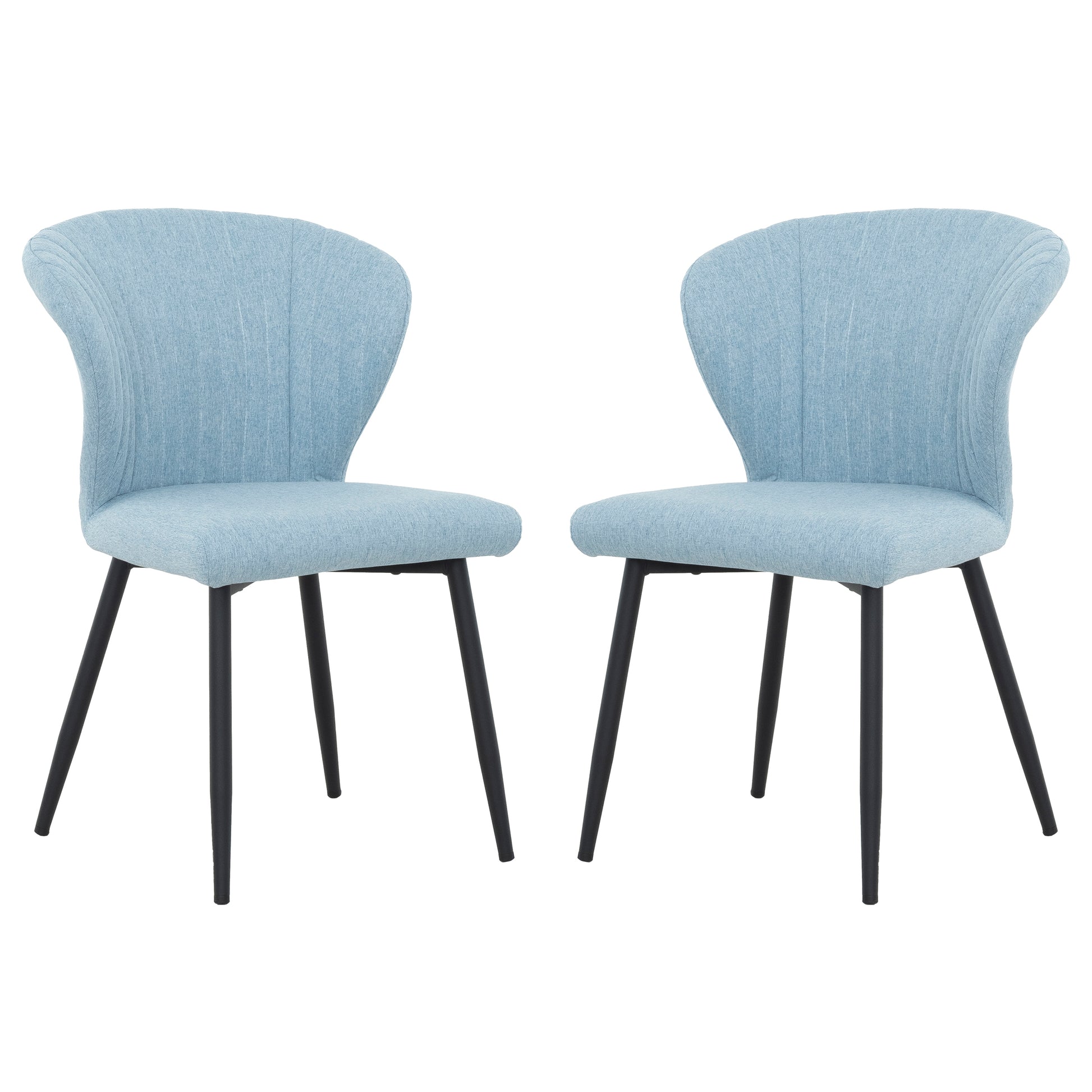 Sophia Blue Accent Dining Chair (set of 2)-Dining Room-DECOROLALA