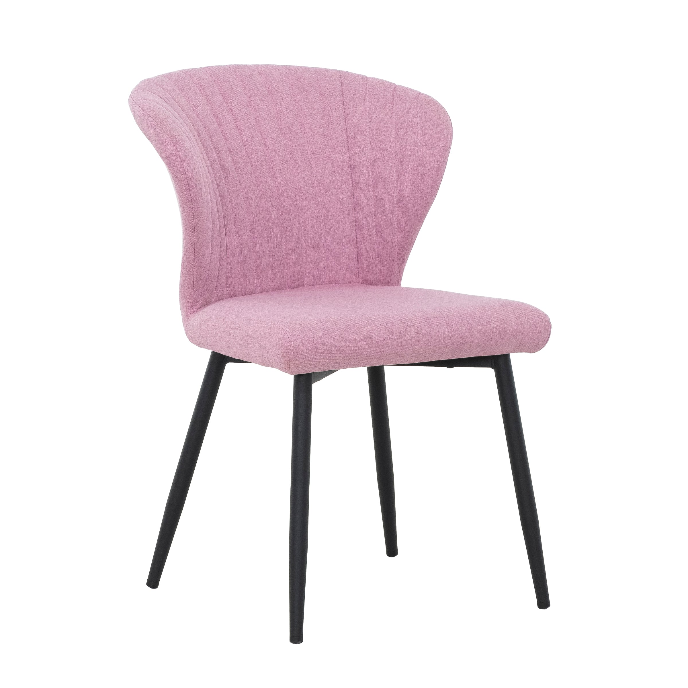 Sophia Pink Accent Dining Chair (set of 2)-Dining Room-DECOROLALA