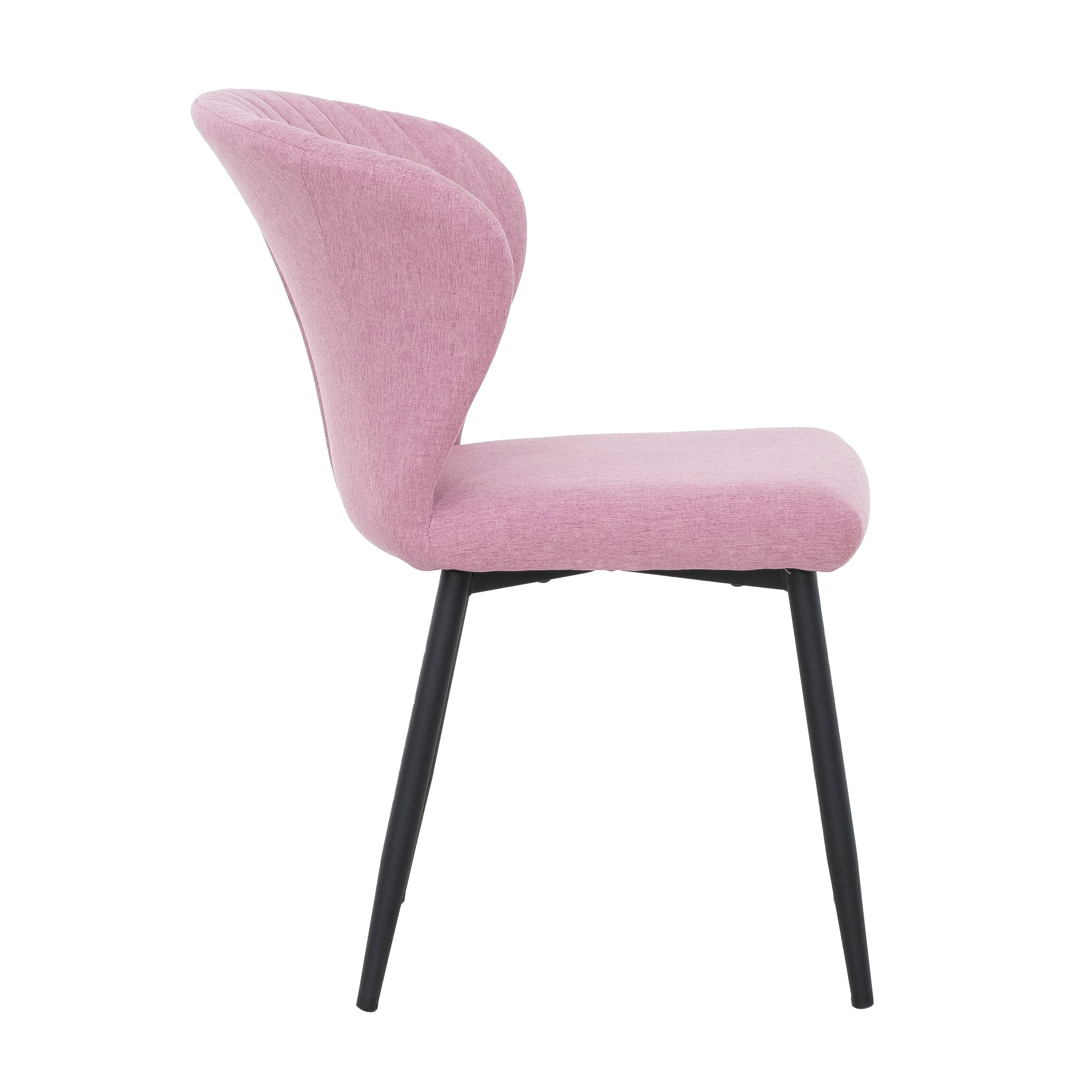 Sophia Pink Accent Dining Chair (set of 2)-Dining Room-DECOROLALA