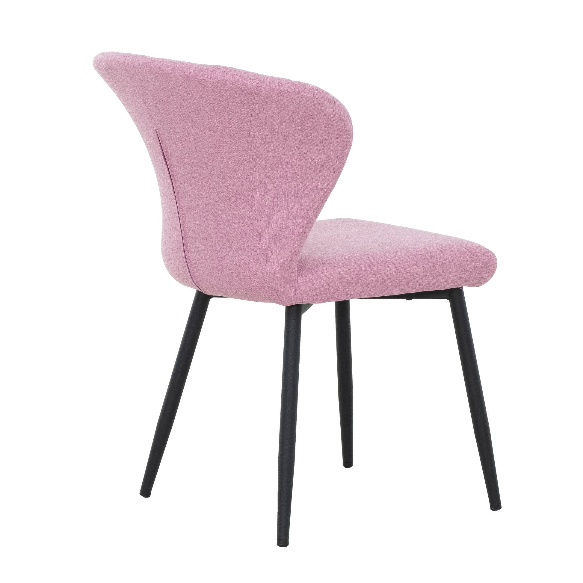 Sophia Pink Accent Dining Chair (set of 2)-Dining Room-DECOROLALA