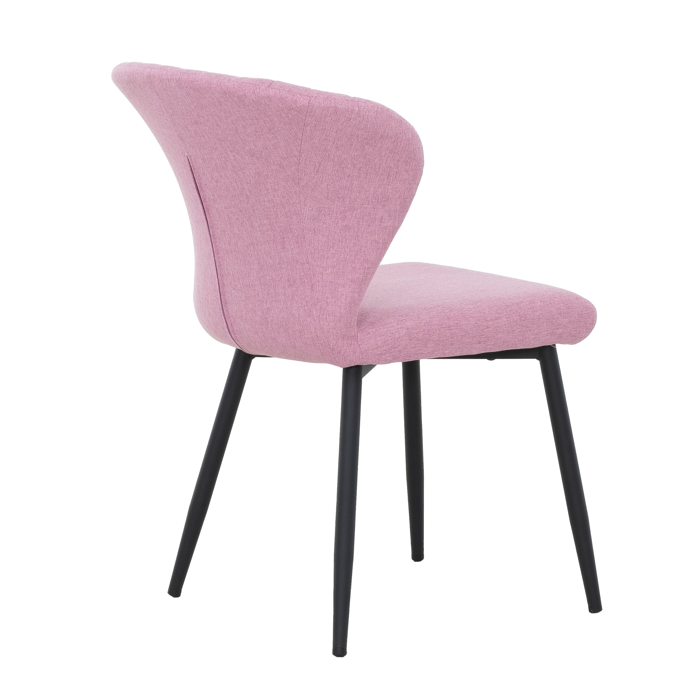 Sophia Pink Accent Dining Chair (set of 2)-Dining Room-DECOROLALA