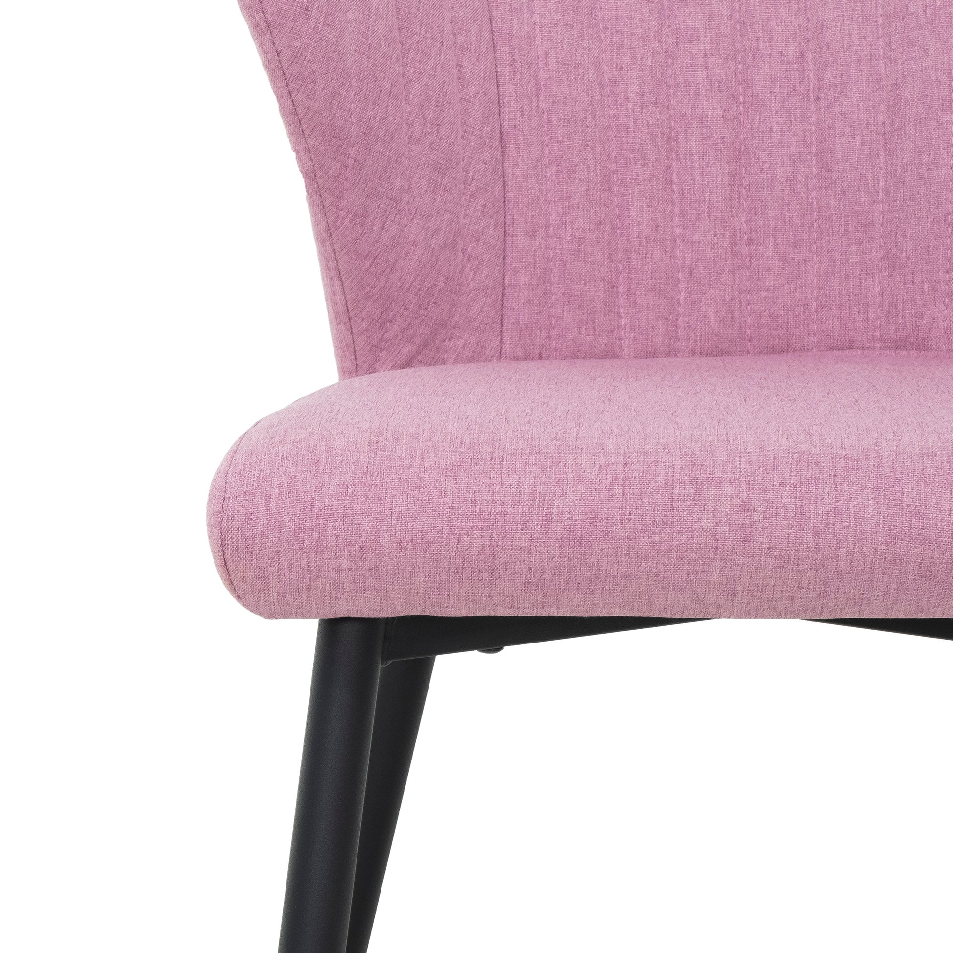 Sophia Pink Accent Dining Chair (set of 2)-Dining Room-DECOROLALA