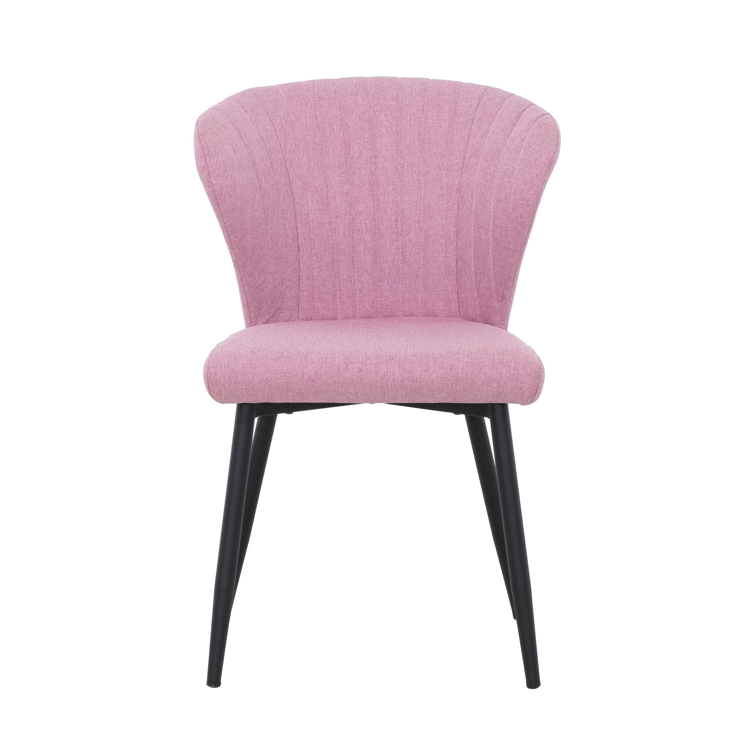 Sophia Pink Accent Dining Chair (set of 2)-Dining Room-DECOROLALA